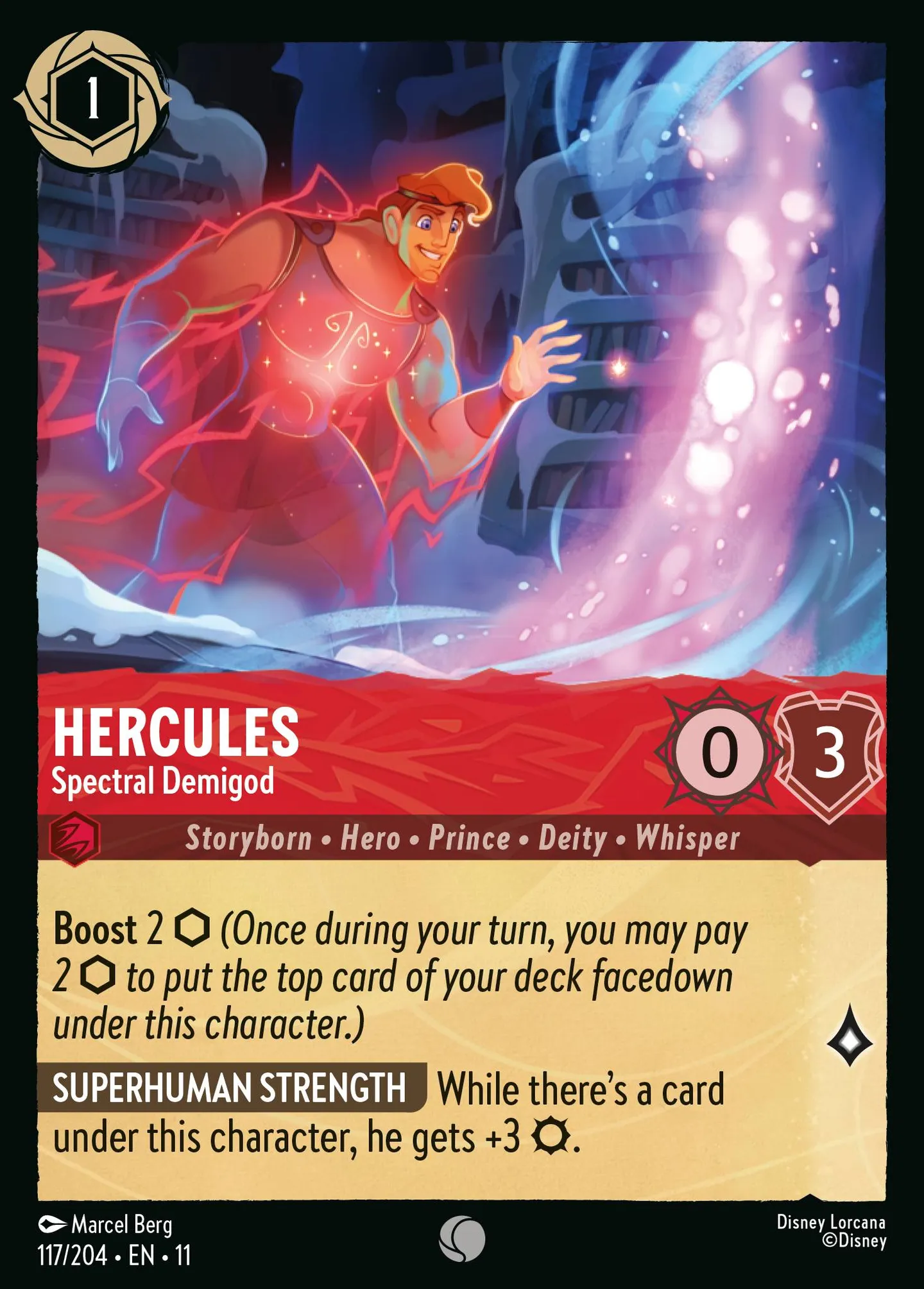 Hercules - Spectral Demigod — Winterspell — Lorcana