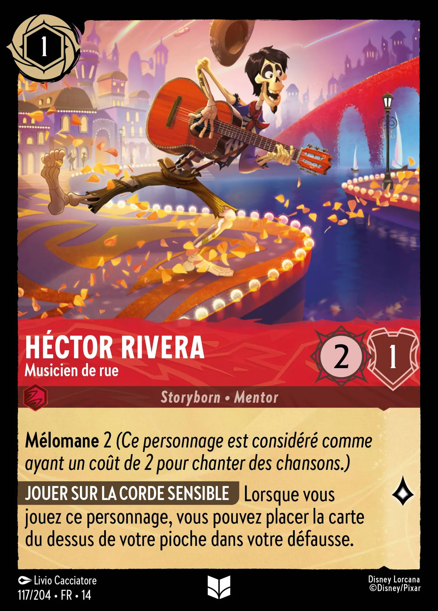 Héctor Rivera - Musicien de rue — Hyperia City — Lorcana
