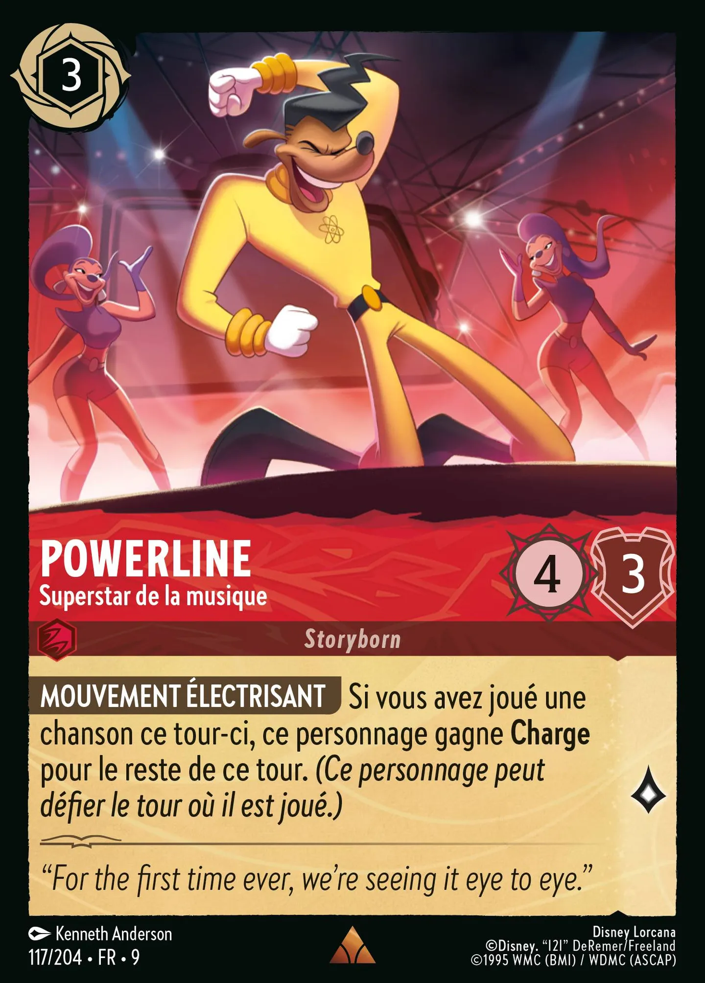 Powerline - Superstar de la musique — Fabled — Lorcana