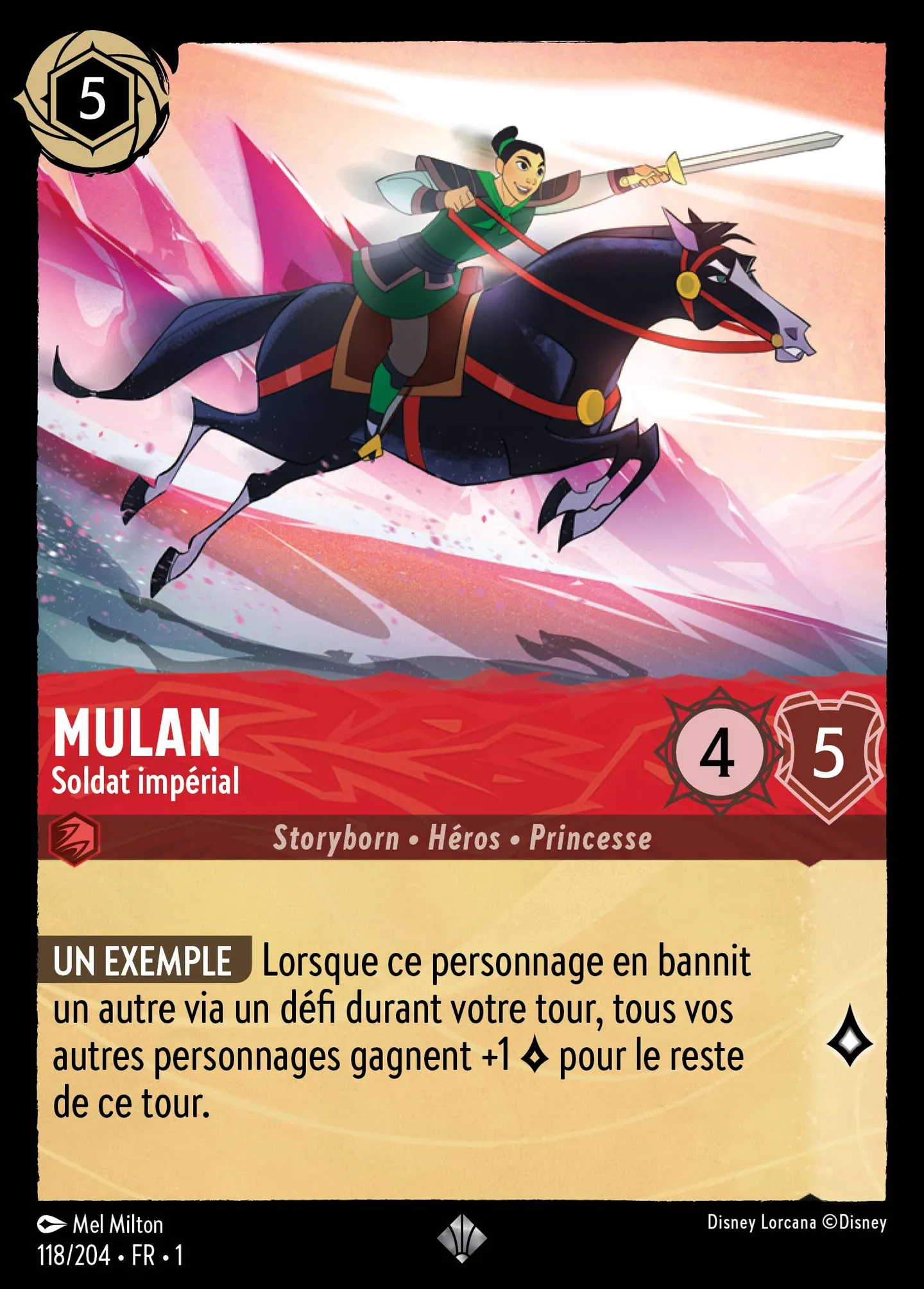 Mulan - Soldat impérial — The First Chapter — Lorcana