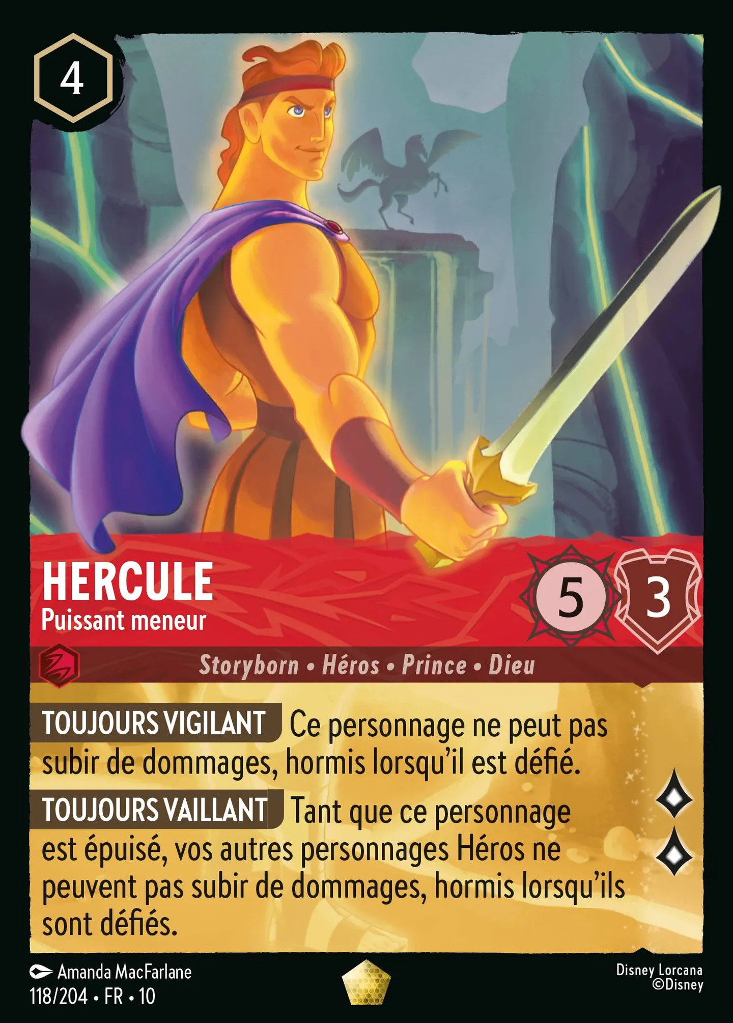 Hercule - Puissant meneur — Whispers in the Well — Lorcana