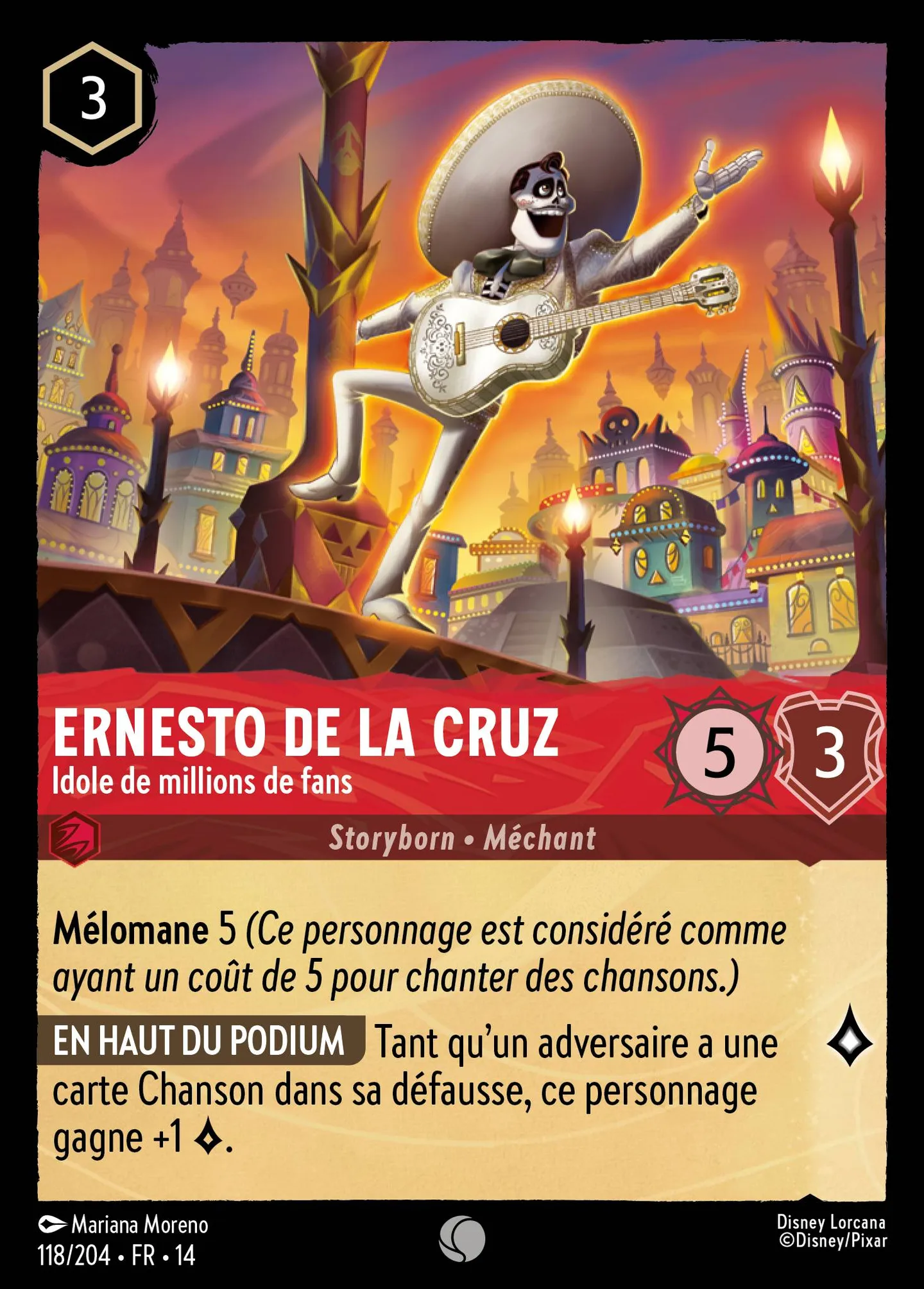Ernesto de la Cruz - Idole de millions de fans — Hyperia City — Lorcana