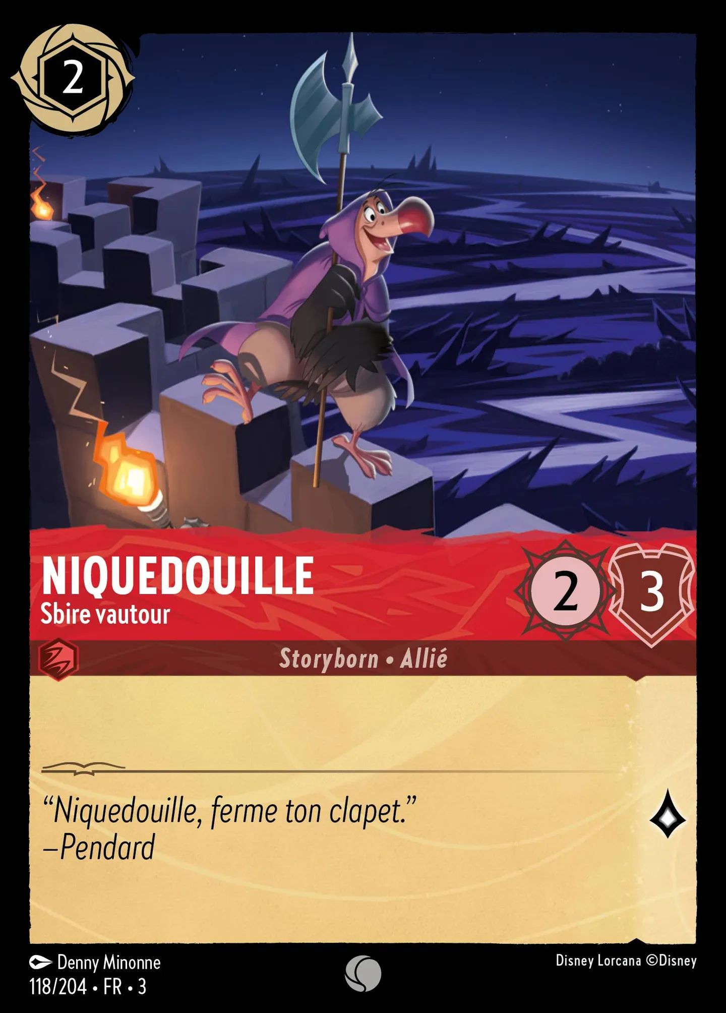 Niquedouille - Sbire vautour — Into the Inklands — Lorcana