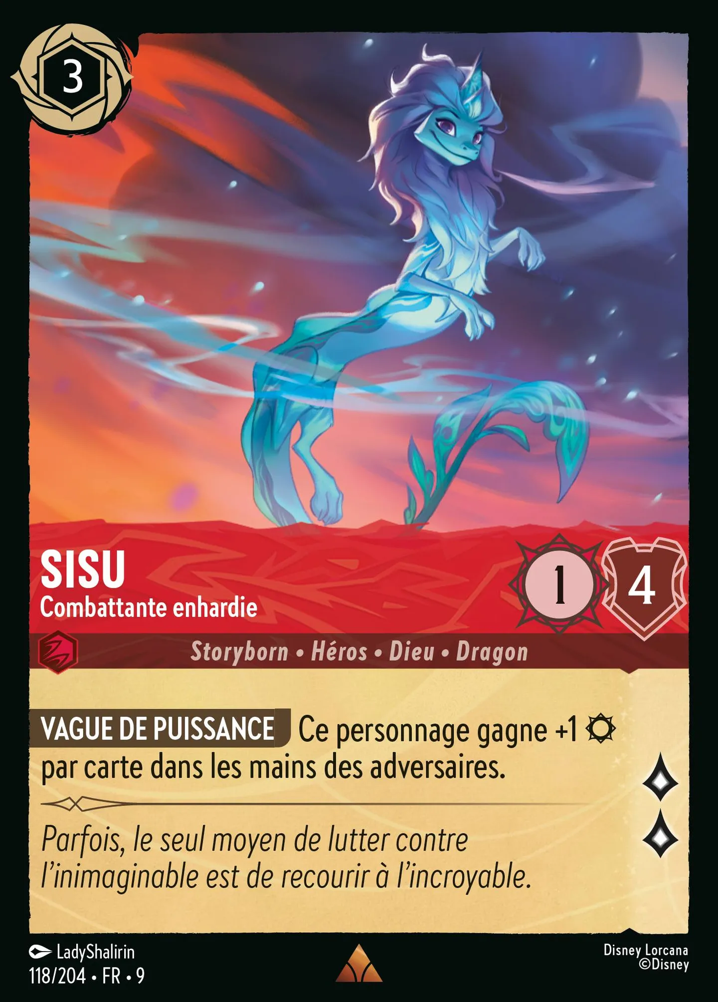 Sisu - Combattante enhardie — Fabled — Lorcana