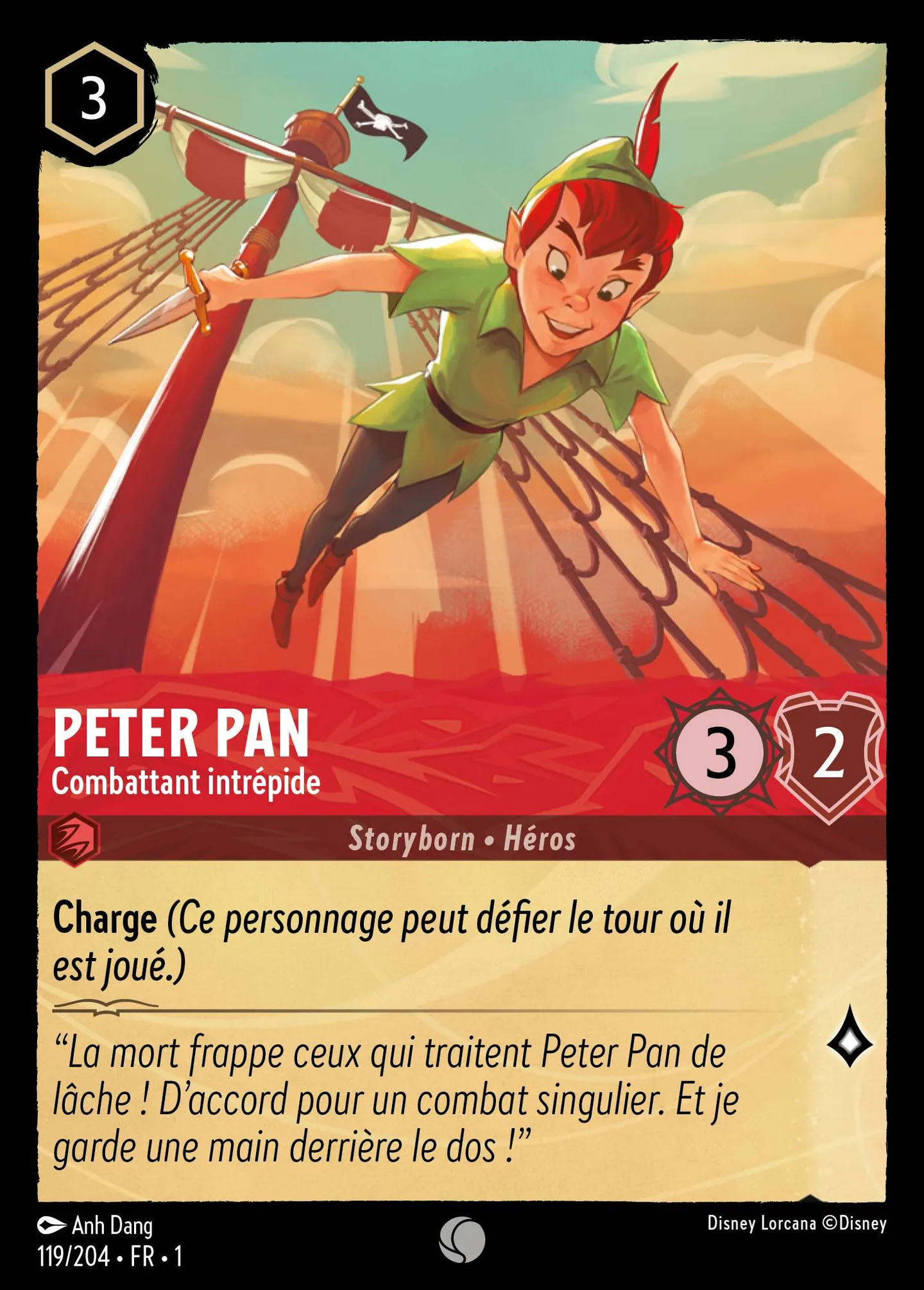 Peter Pan - Combattant intrépide — The First Chapter — Lorcana