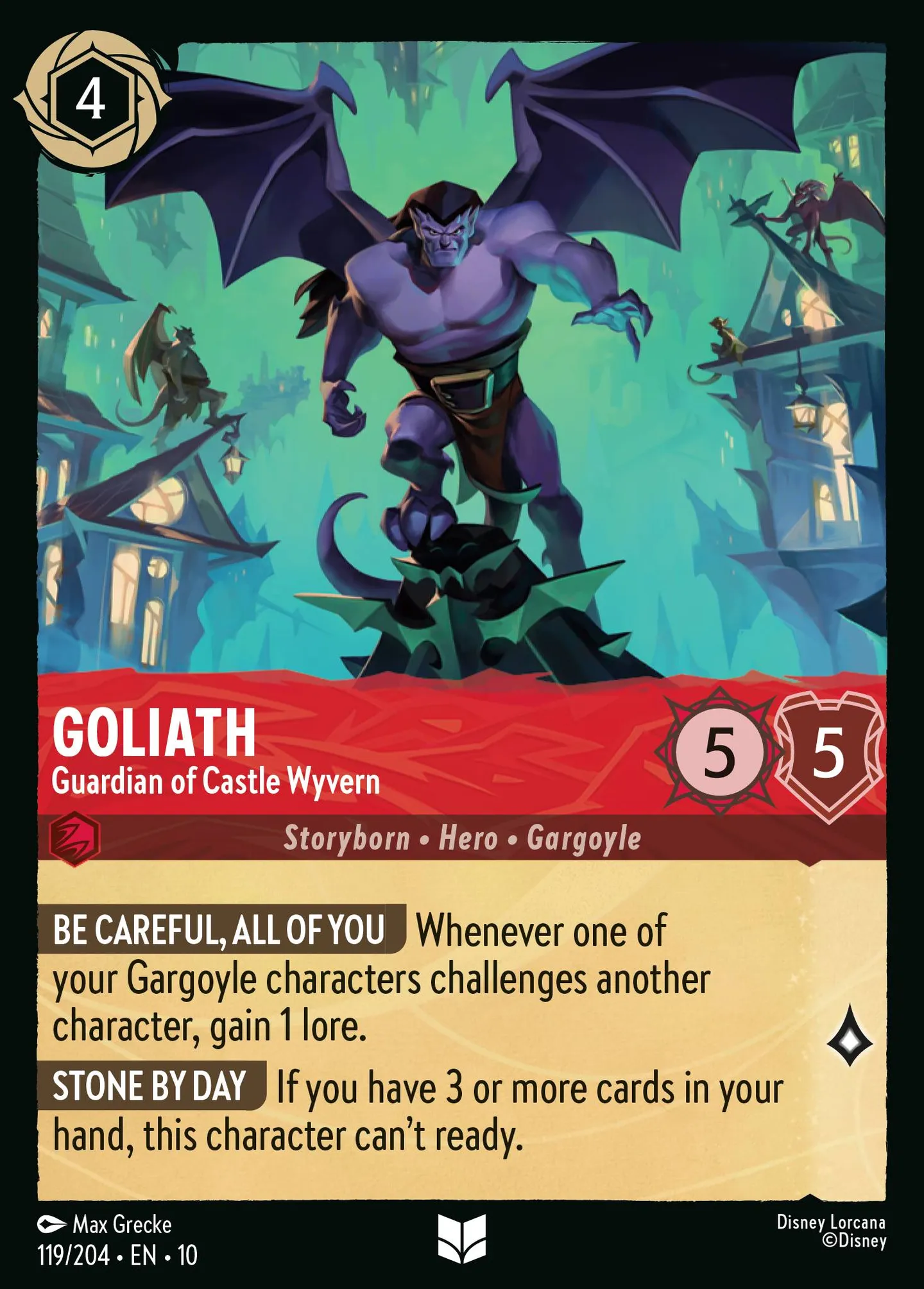 Goliath - Guardian of Castle Wyvern — Whispers in the Well — Lorcana
