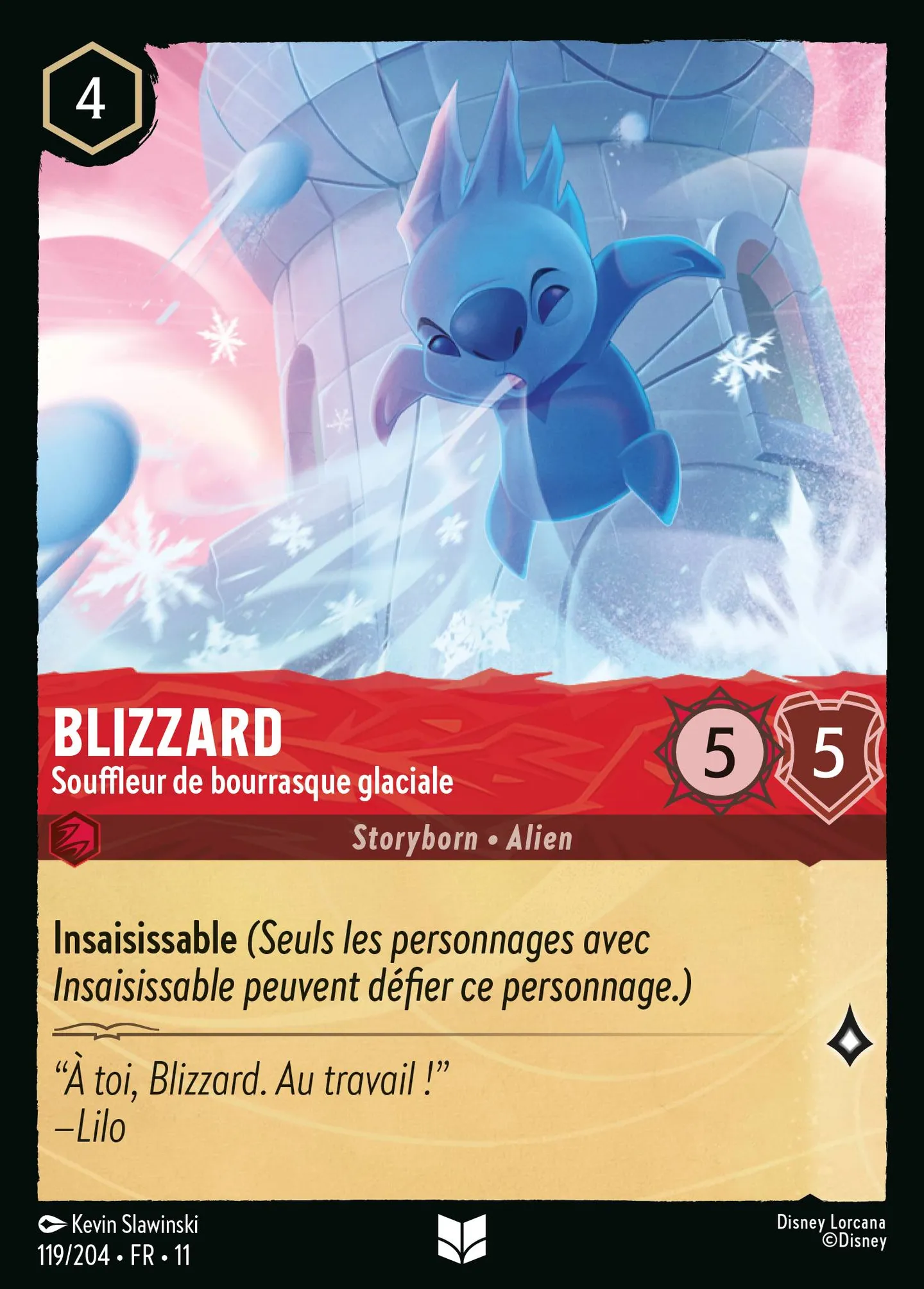 Blizzard - Souffleur de bourrasque glaciale — Winterspell — Lorcana