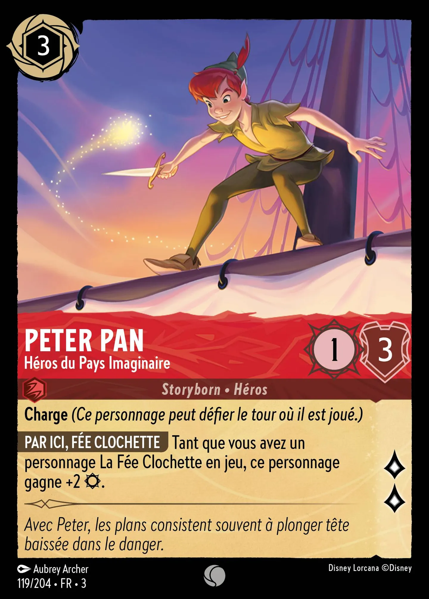 Peter Pan - Héros du Pays Imaginaire — Into the Inklands — Lorcana