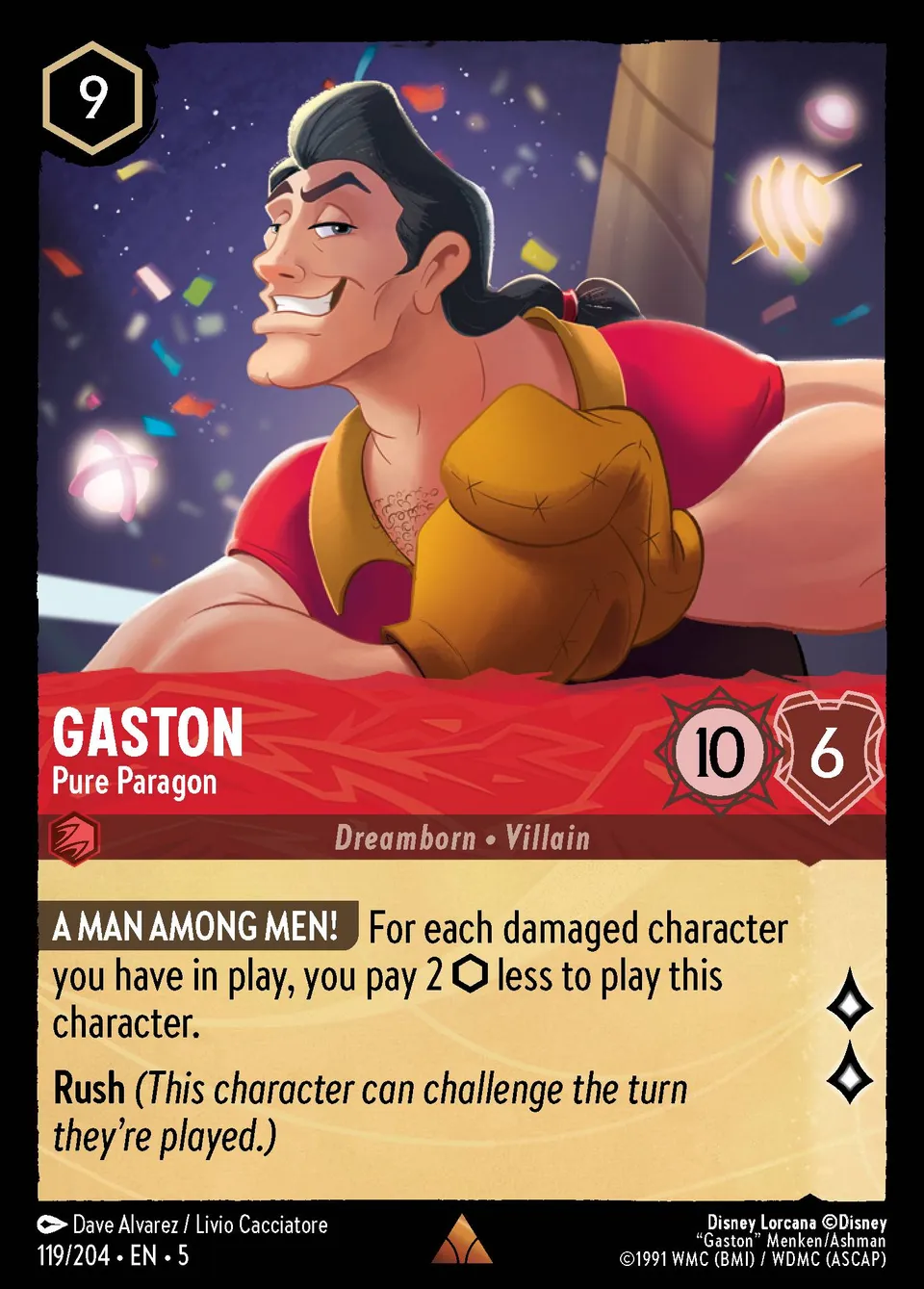 Gaston - Pure Paragon from Shimmering Skies - Lorcana