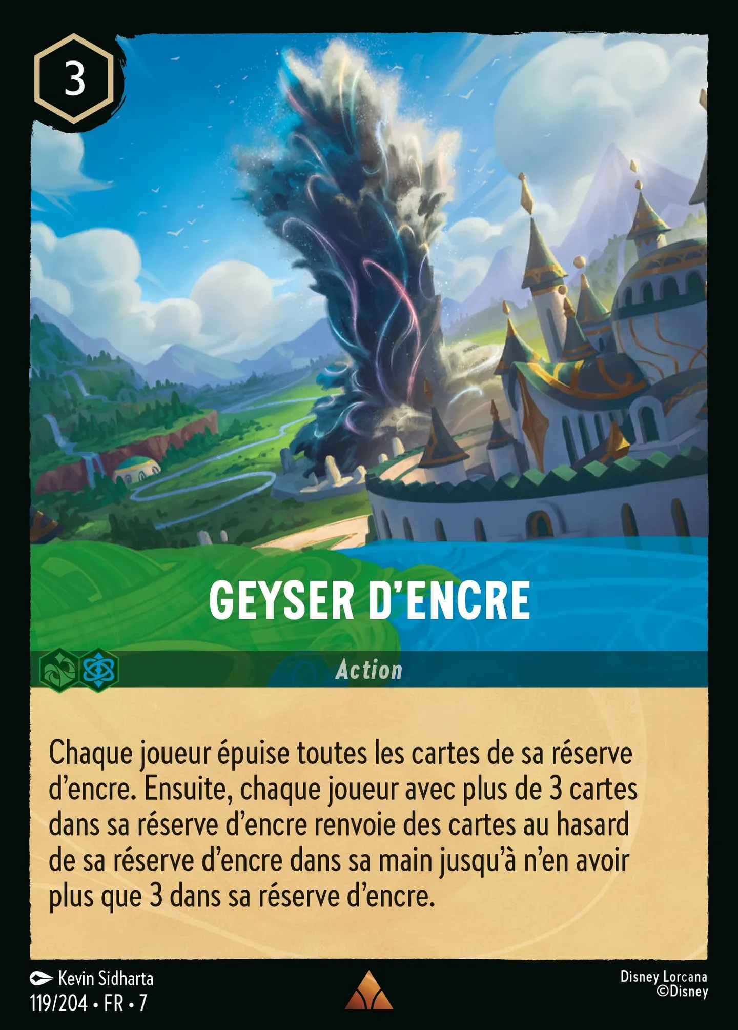 Geyser d'encre — Archazia's Island — Lorcana