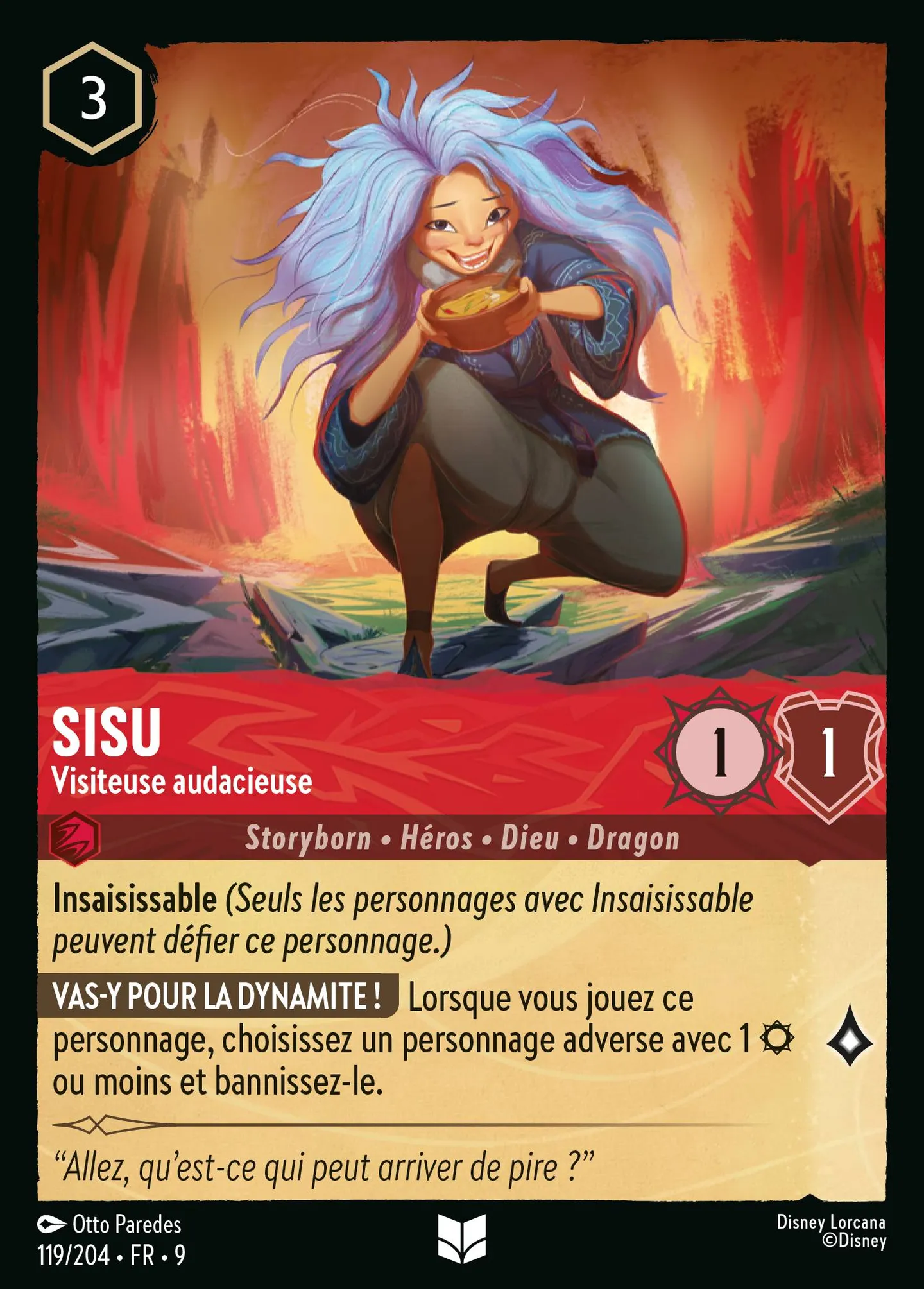 Sisu - Visiteuse audacieuse — Fabled — Lorcana