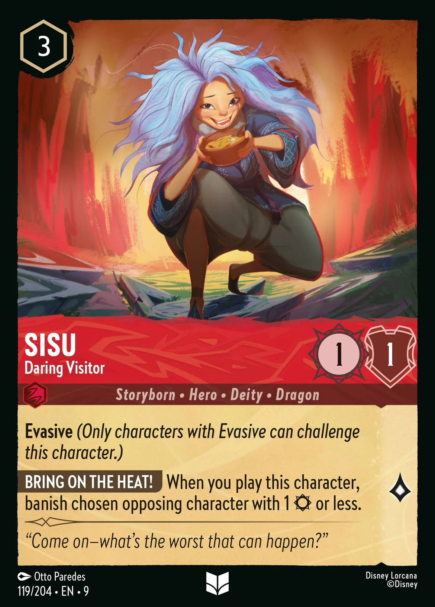Sisu - Daring Visitor — Fabled — Lorcana