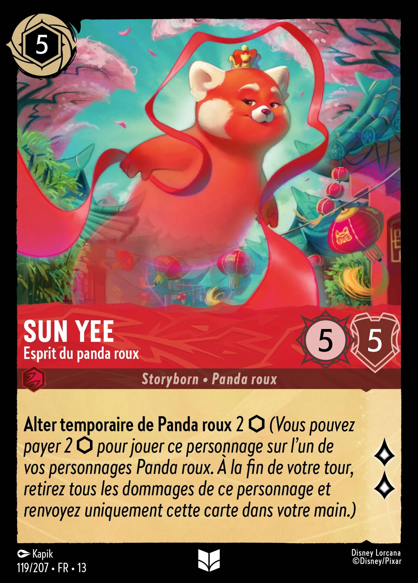 Sun Yee - Esprit du panda roux — Attack of the Vine! — Lorcana