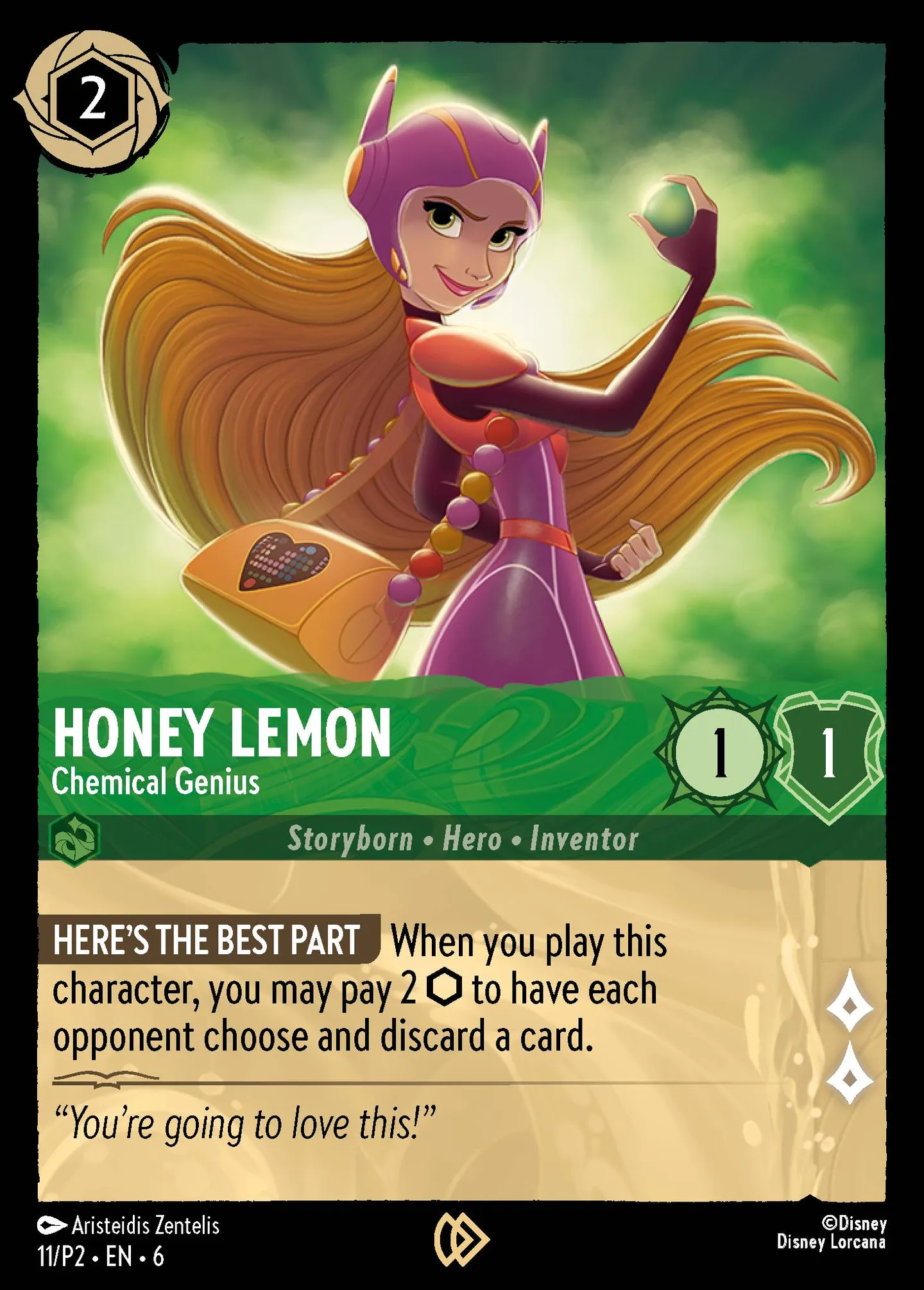Honey Lemon - Chemical Genius — Promos - Year 2 — Lorcana