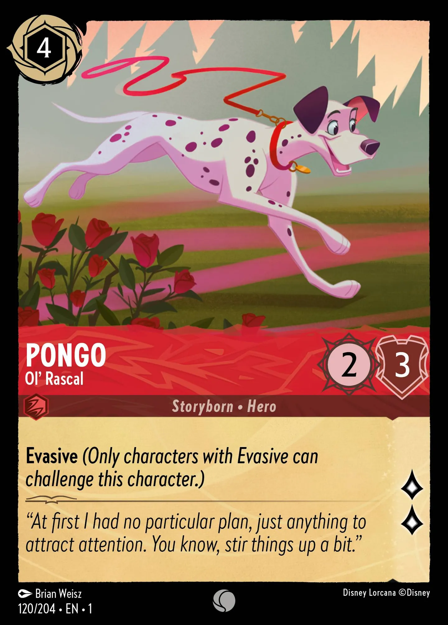 Pongo - Ol' Rascal — The First Chapter — Lorcana