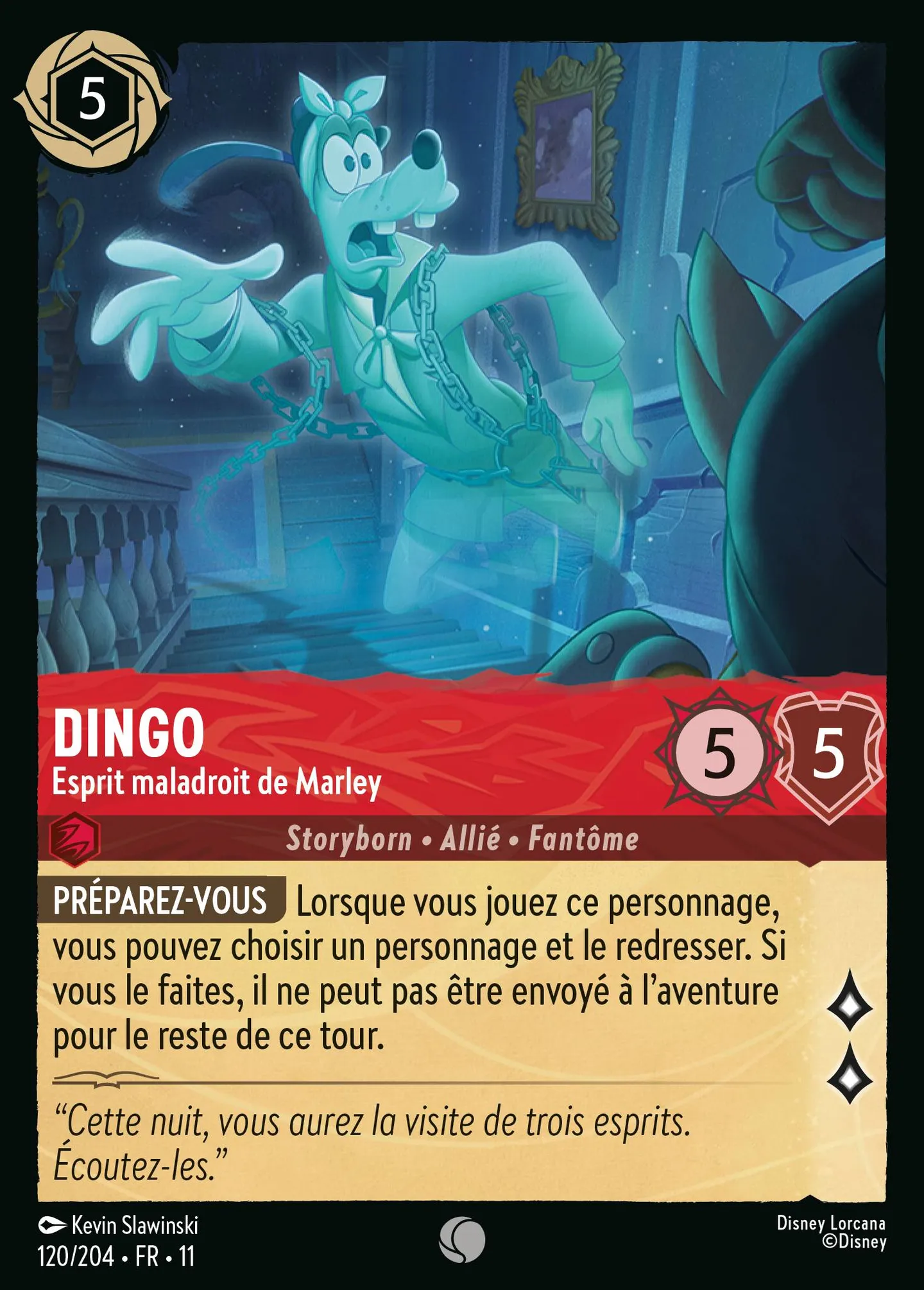 Dingo - Esprit maladroit de Marley — Winterspell — Lorcana