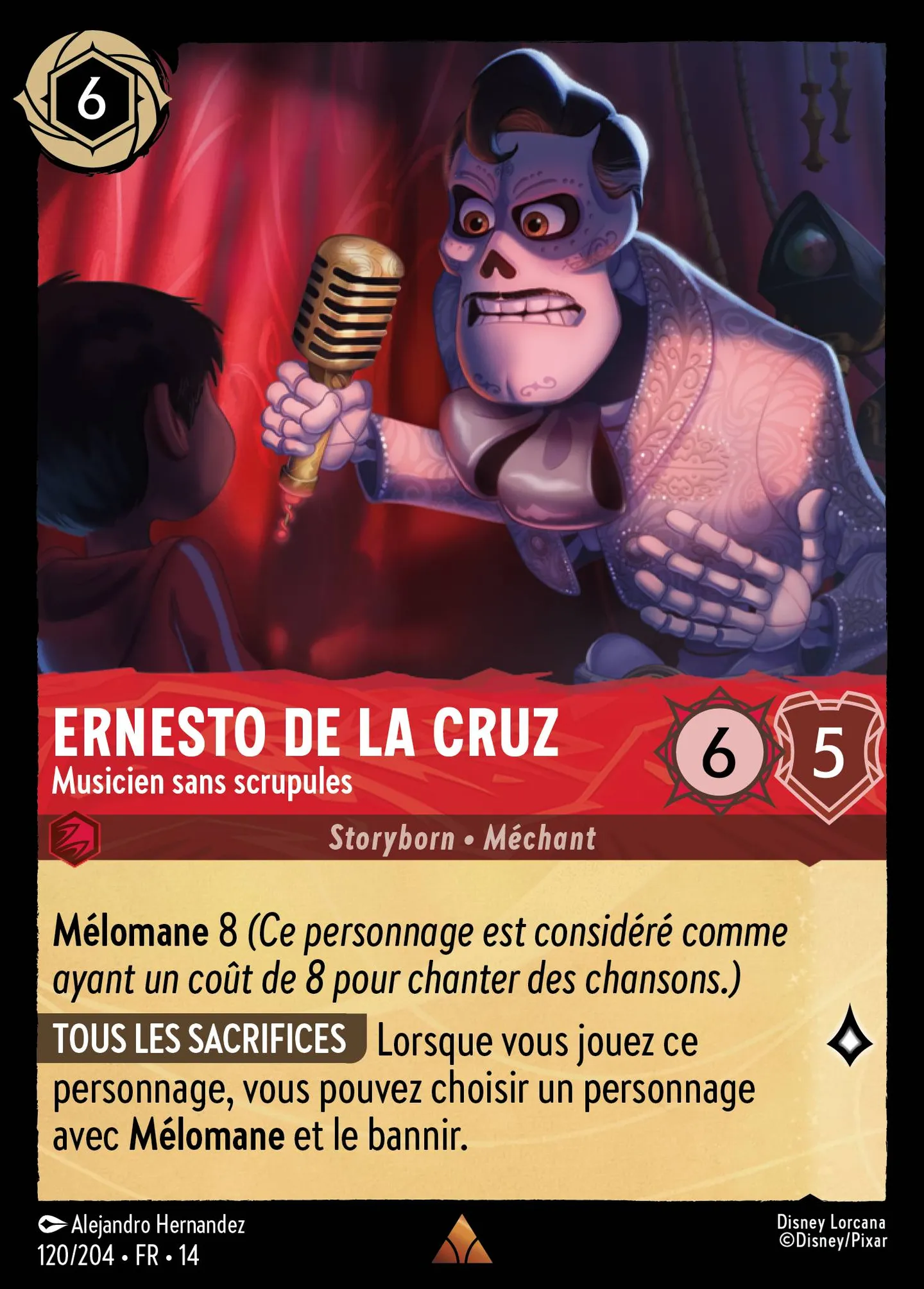 Ernesto de la Cruz - Musicien sans scrupules — Hyperia City — Lorcana