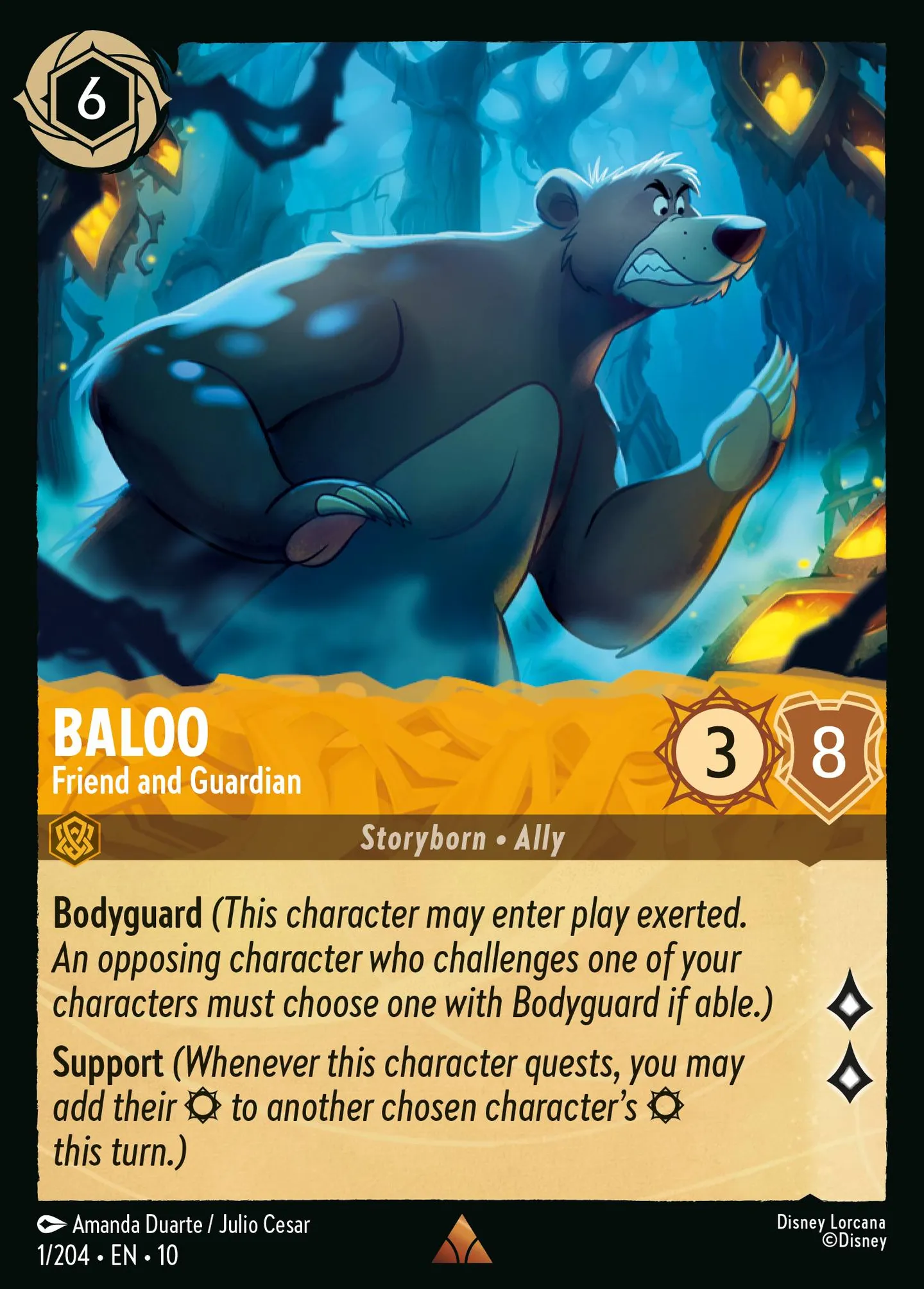 Baloo - Ami et gardien — Whispers in the Well — Lorcana