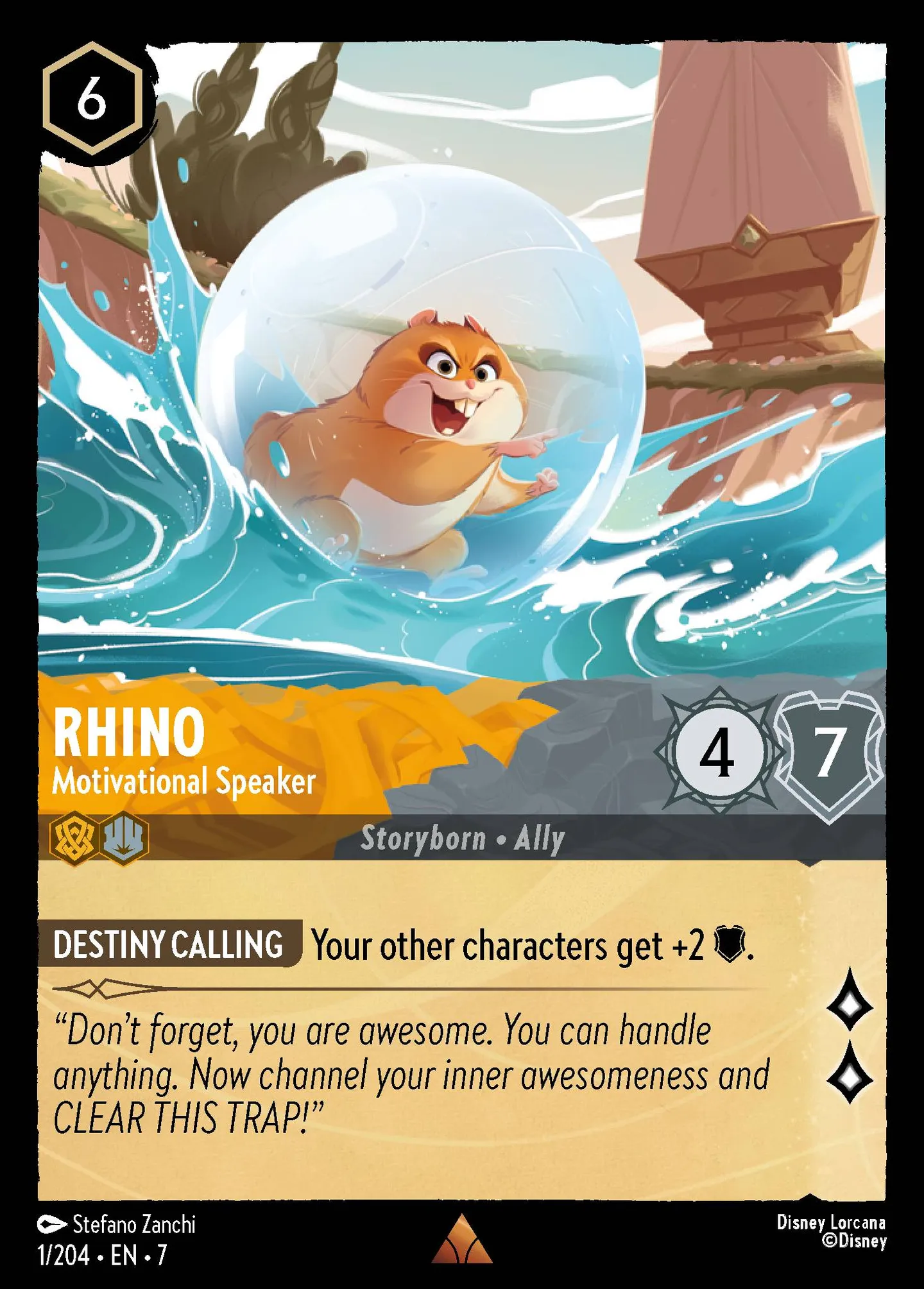 Rhino - Orateur motivant — Archazia's Island — Lorcana