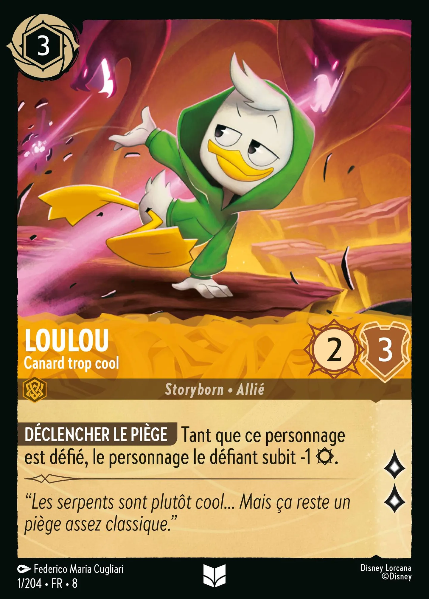 Loulou - Canard trop cool — The Reign of Jafar — Lorcana
