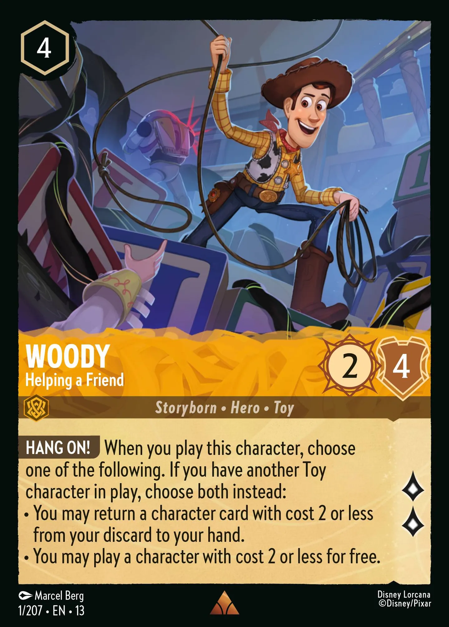 Woody - Helping a Friend — Attack of the Vine! — Lorcana