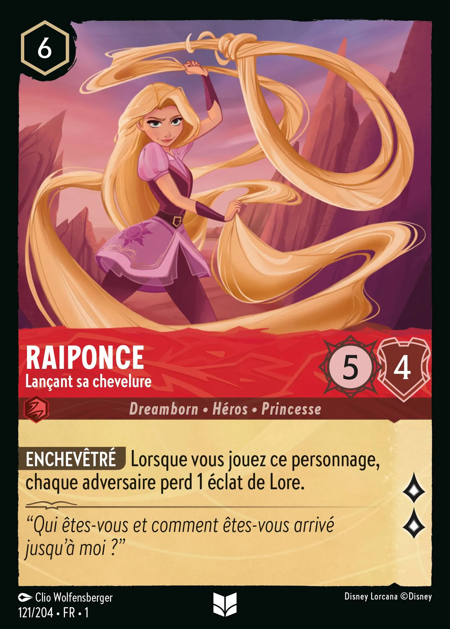 Raiponce - Lançant sa chevelure — The First Chapter — Lorcana