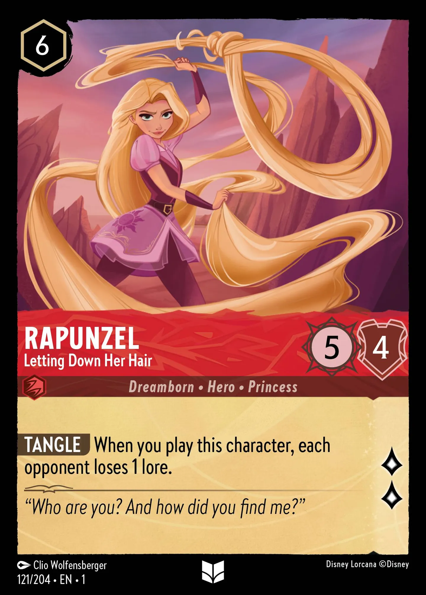 Raiponce - Lançant sa chevelure — The First Chapter — Lorcana