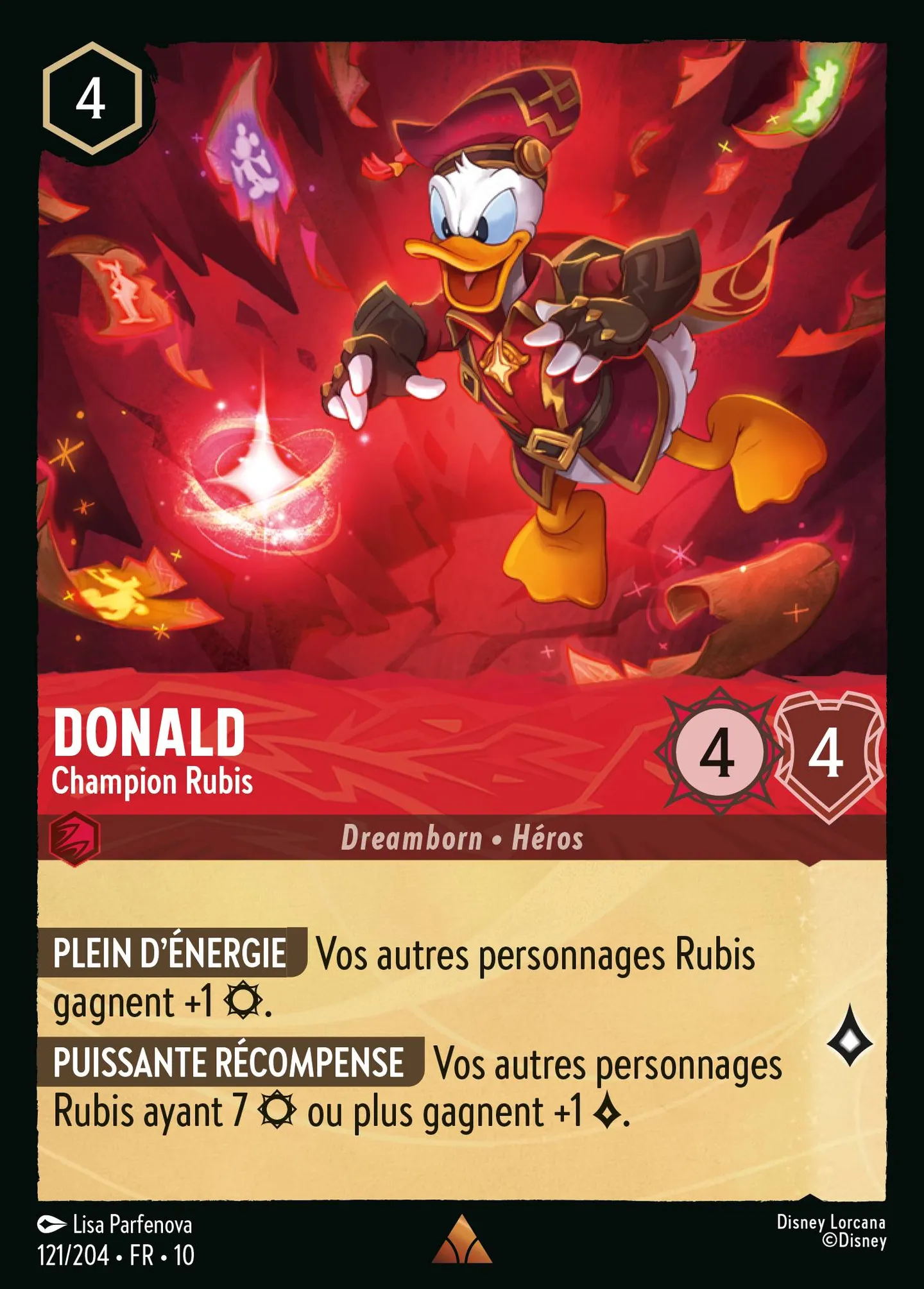 Donald - Champion Rubis — Whispers in the Well — Lorcana