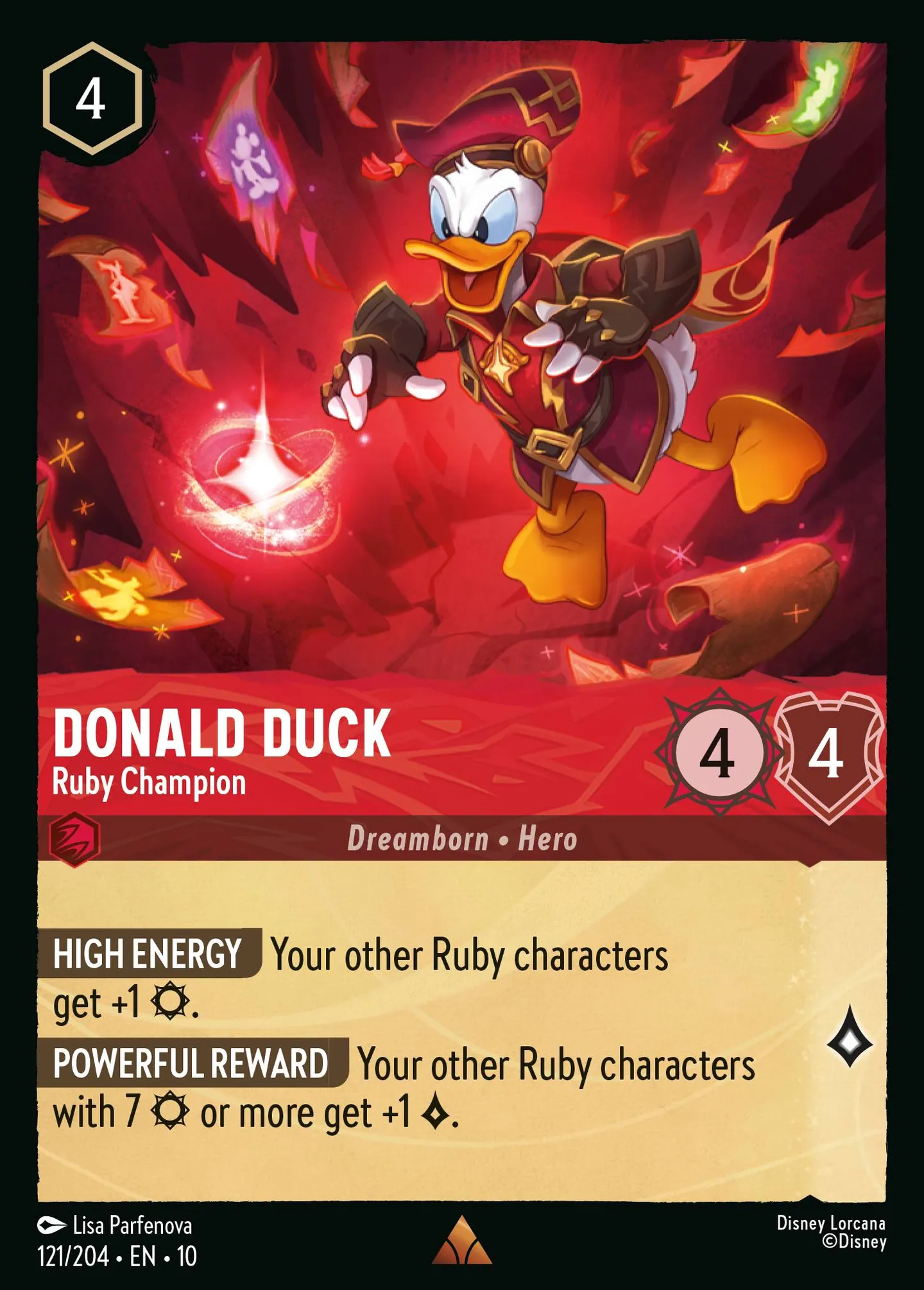Donald - Champion Rubis — Whispers in the Well — Lorcana