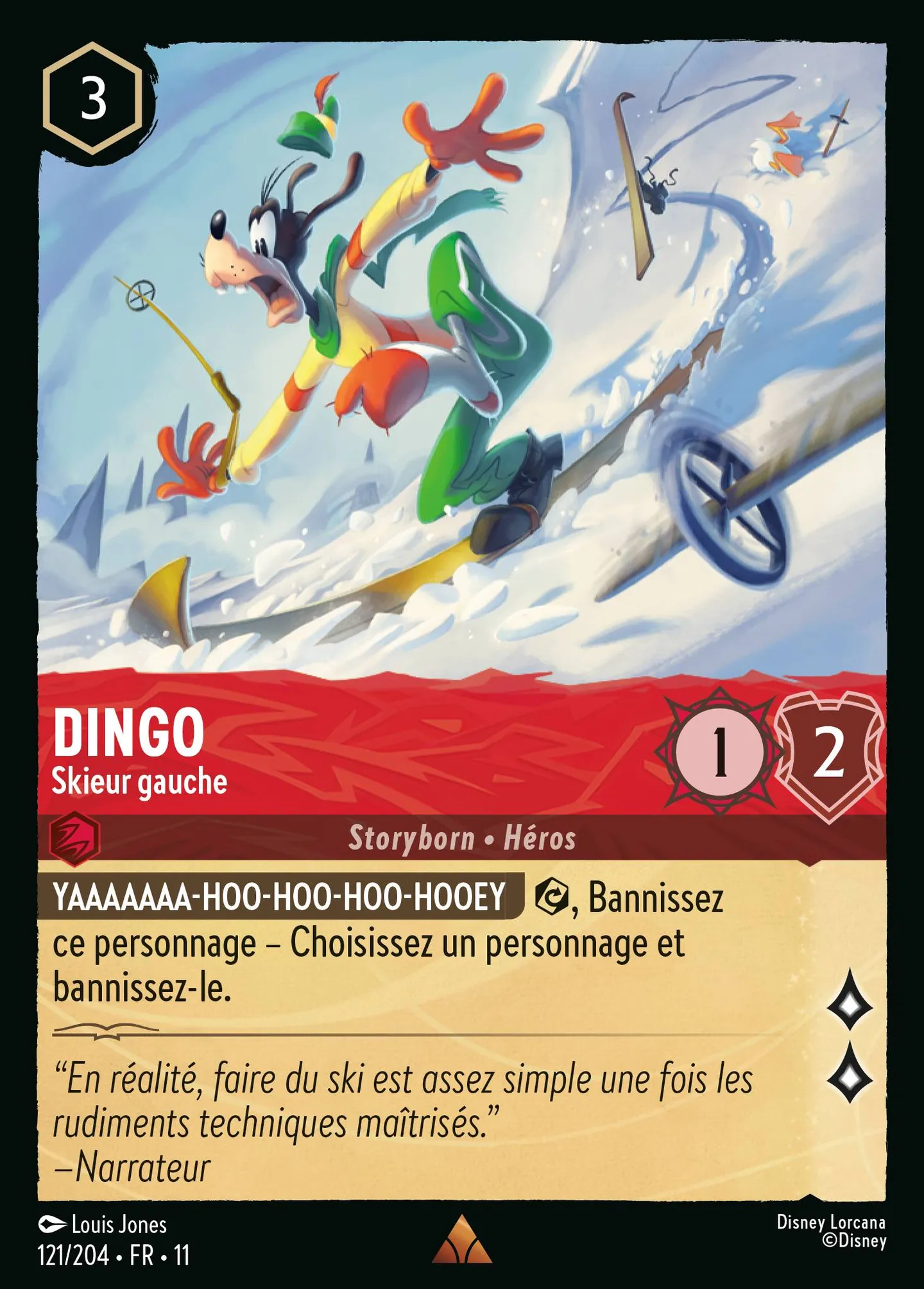 Dingo - Skieur gauche — Winterspell — Lorcana