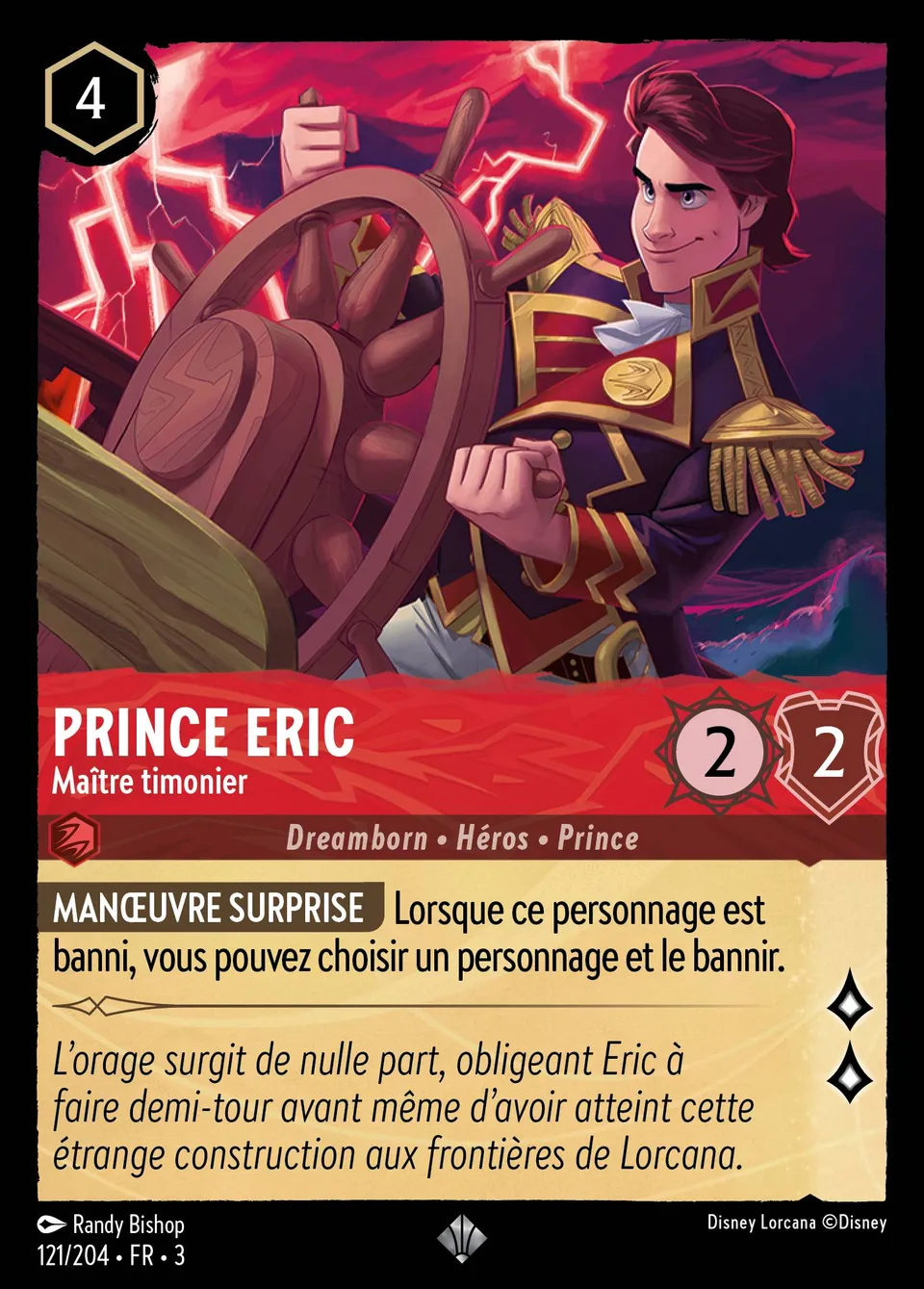 Prince Eric - Maître timonier from Into the Inklands - Lorcana
