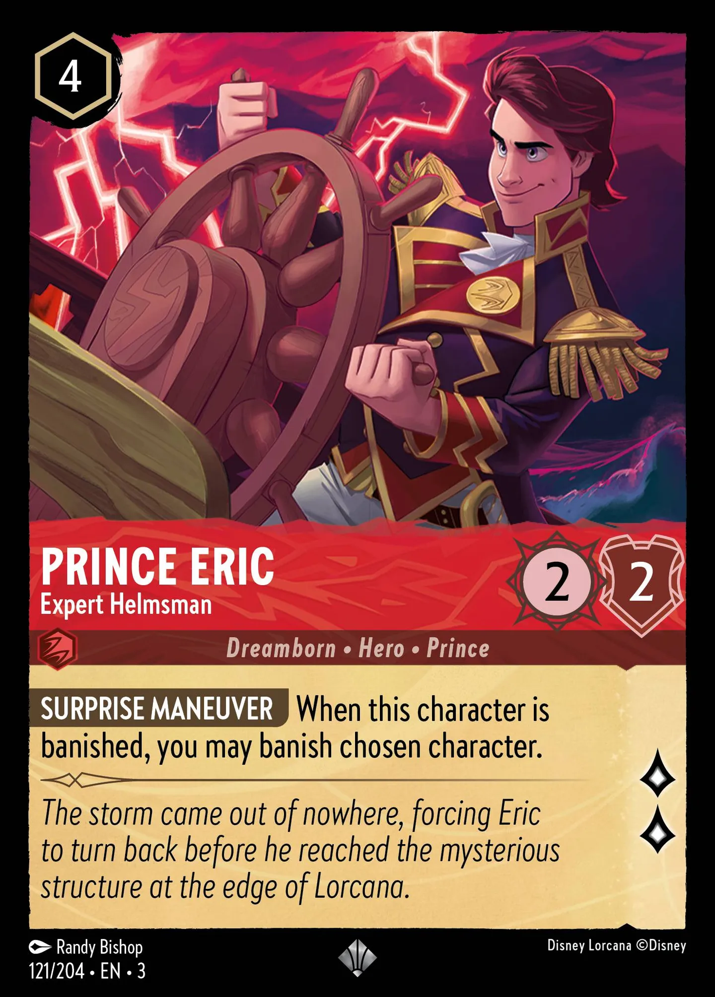 Prince Eric - Expert Helmsman — Into the Inklands — Lorcana