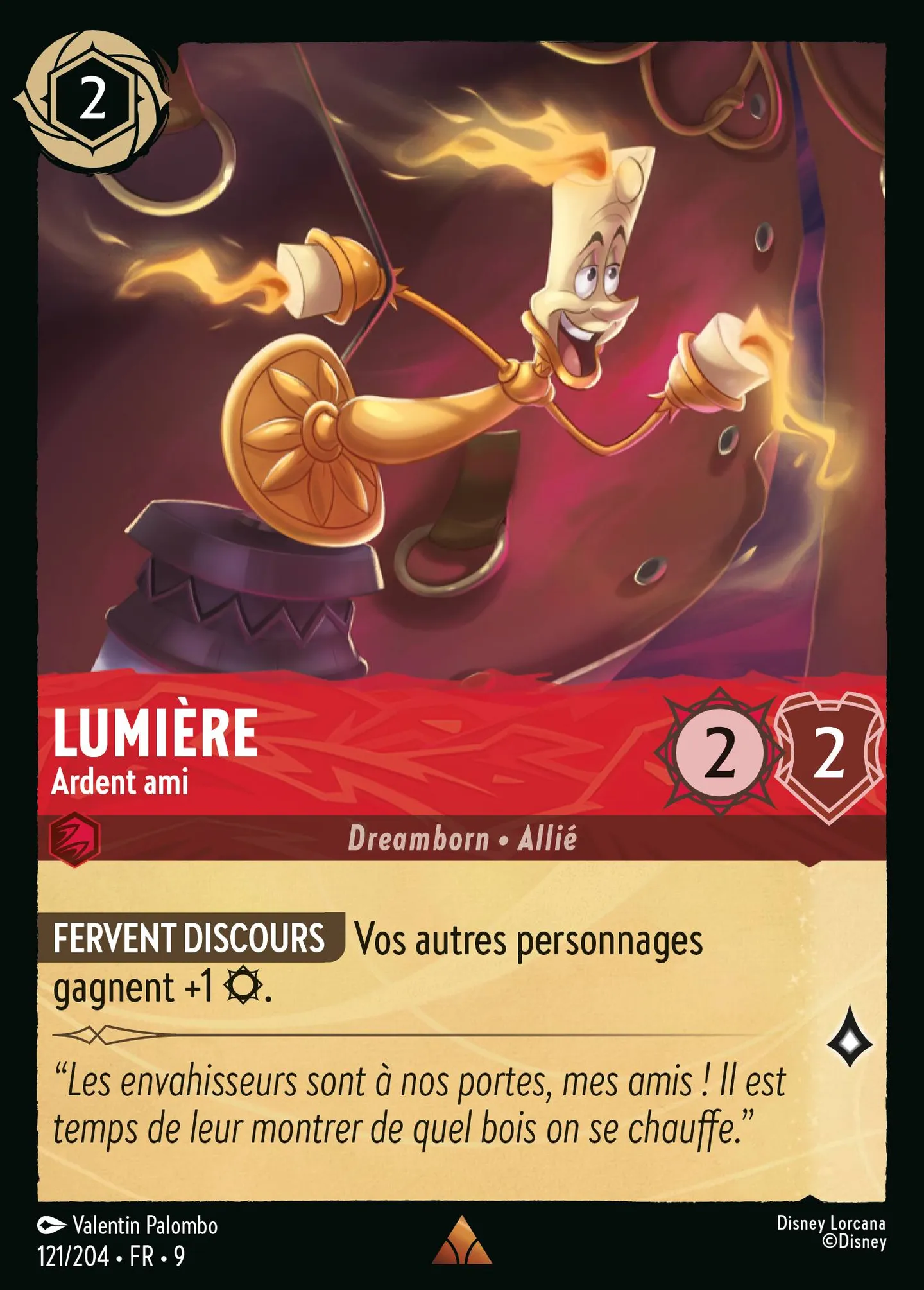 Lumière - Ardent ami — Fabled — Lorcana