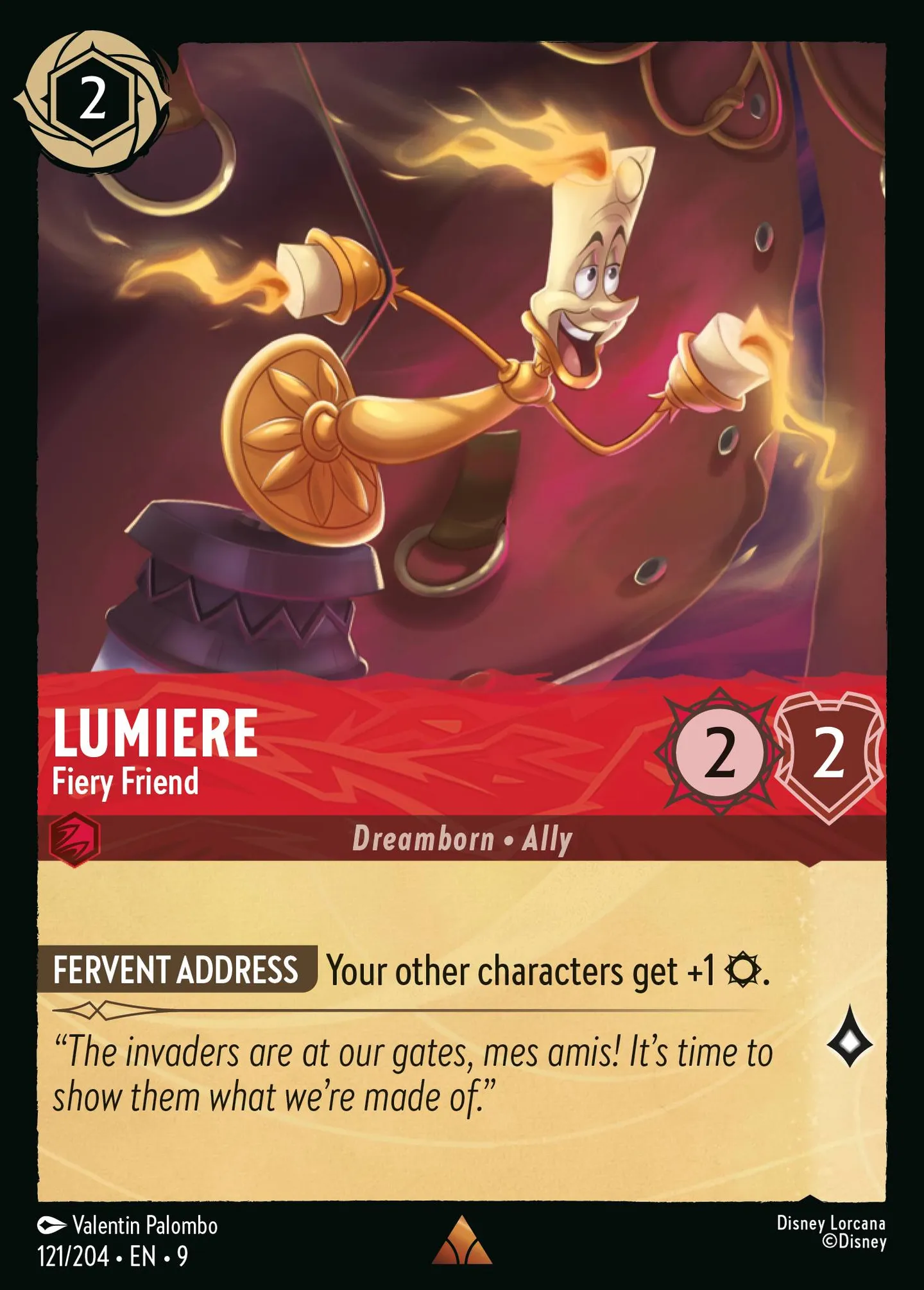 Lumière - Ardent ami — Fabled — Lorcana