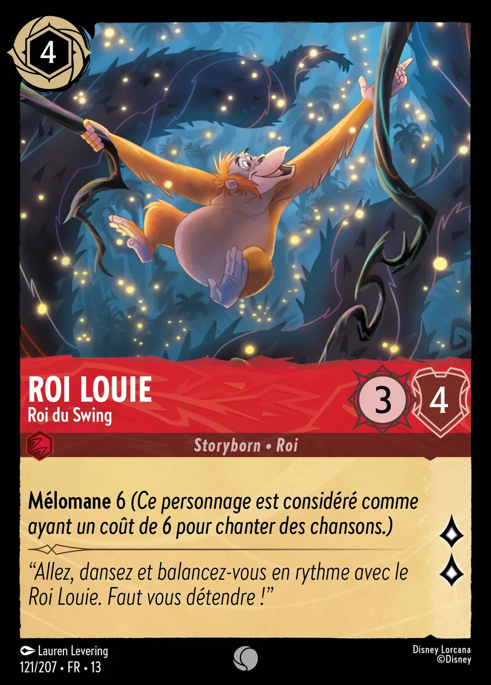 Roi Louie - Roi du Swing from Attack of the Vine! - Lorcana