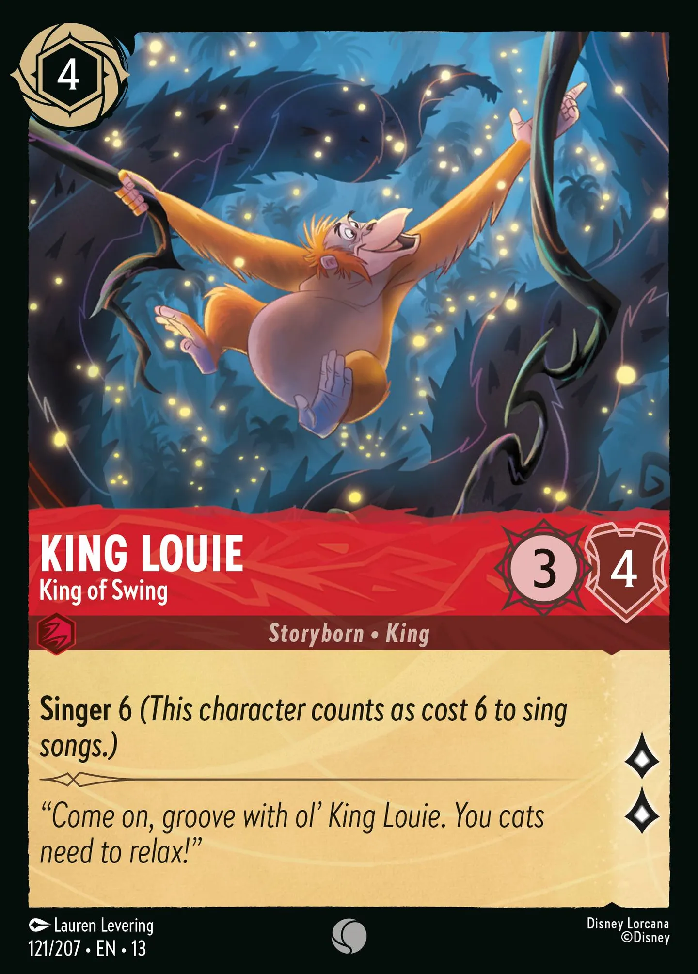 King Louie - King of Swing — Attack of the Vine! — Lorcana