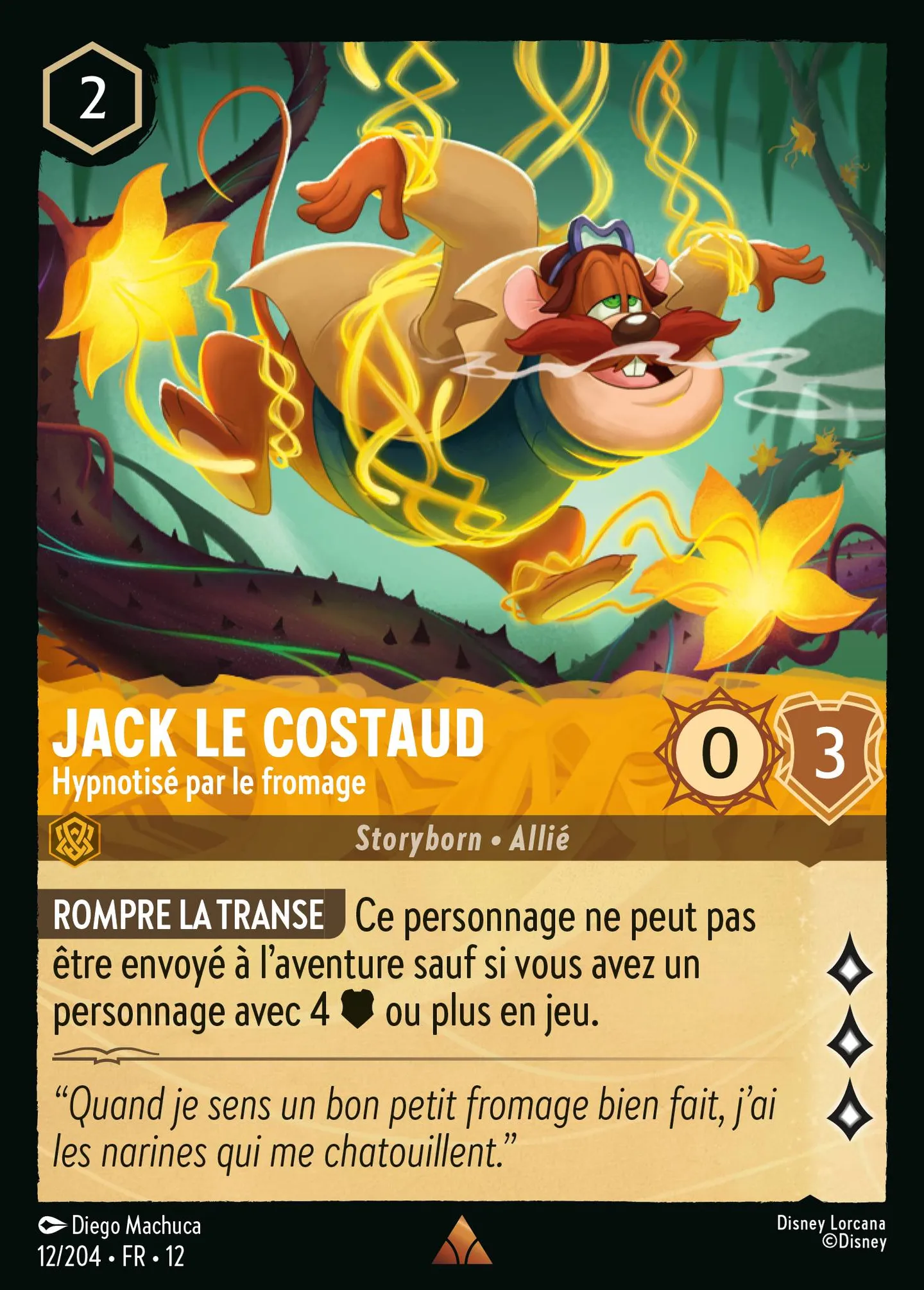 Jack le Costaud - Hypnotisé par le fromage — Wilds Unknown — Lorcana