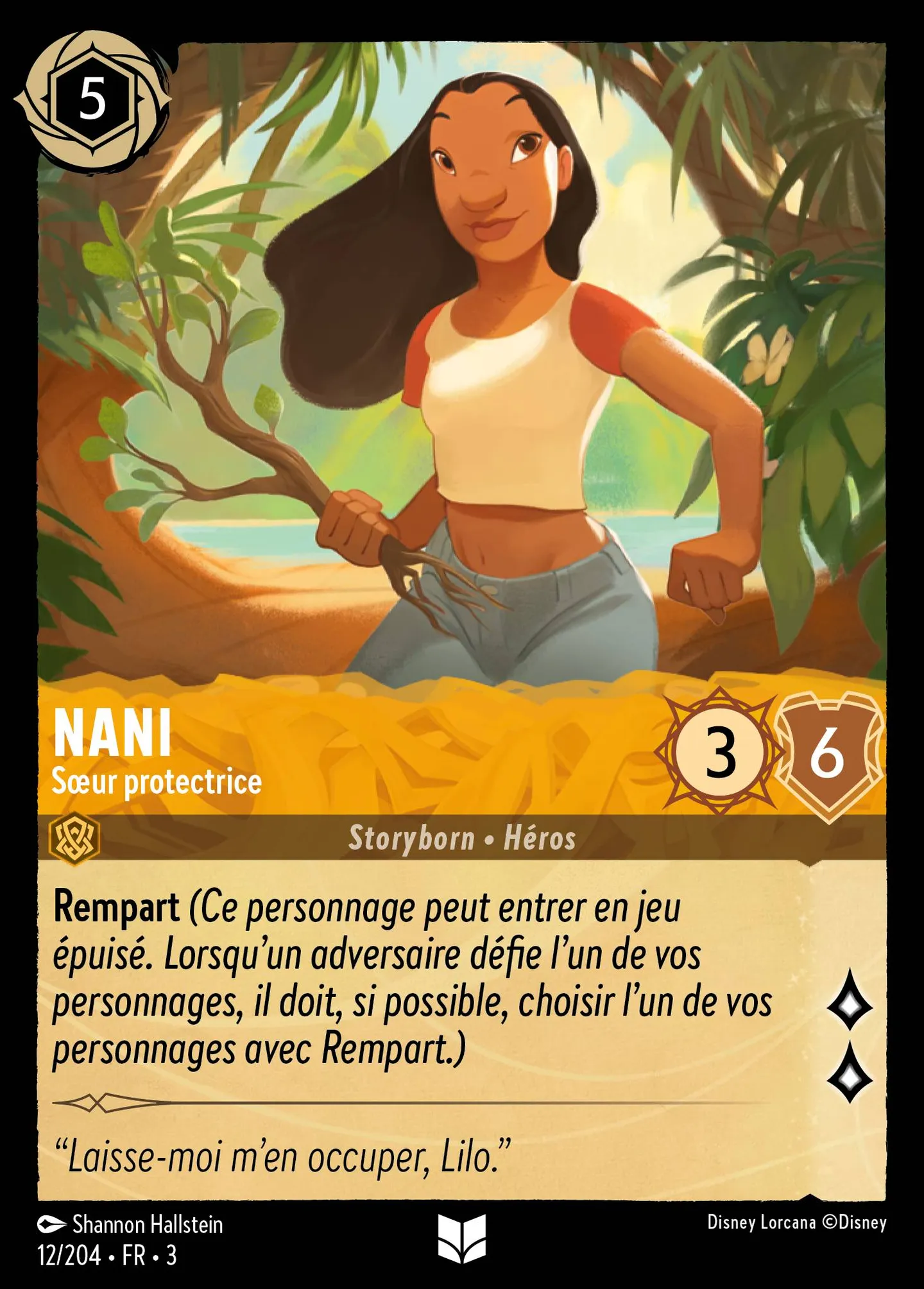 Nani - Sœur protectrice — Into the Inklands — Lorcana