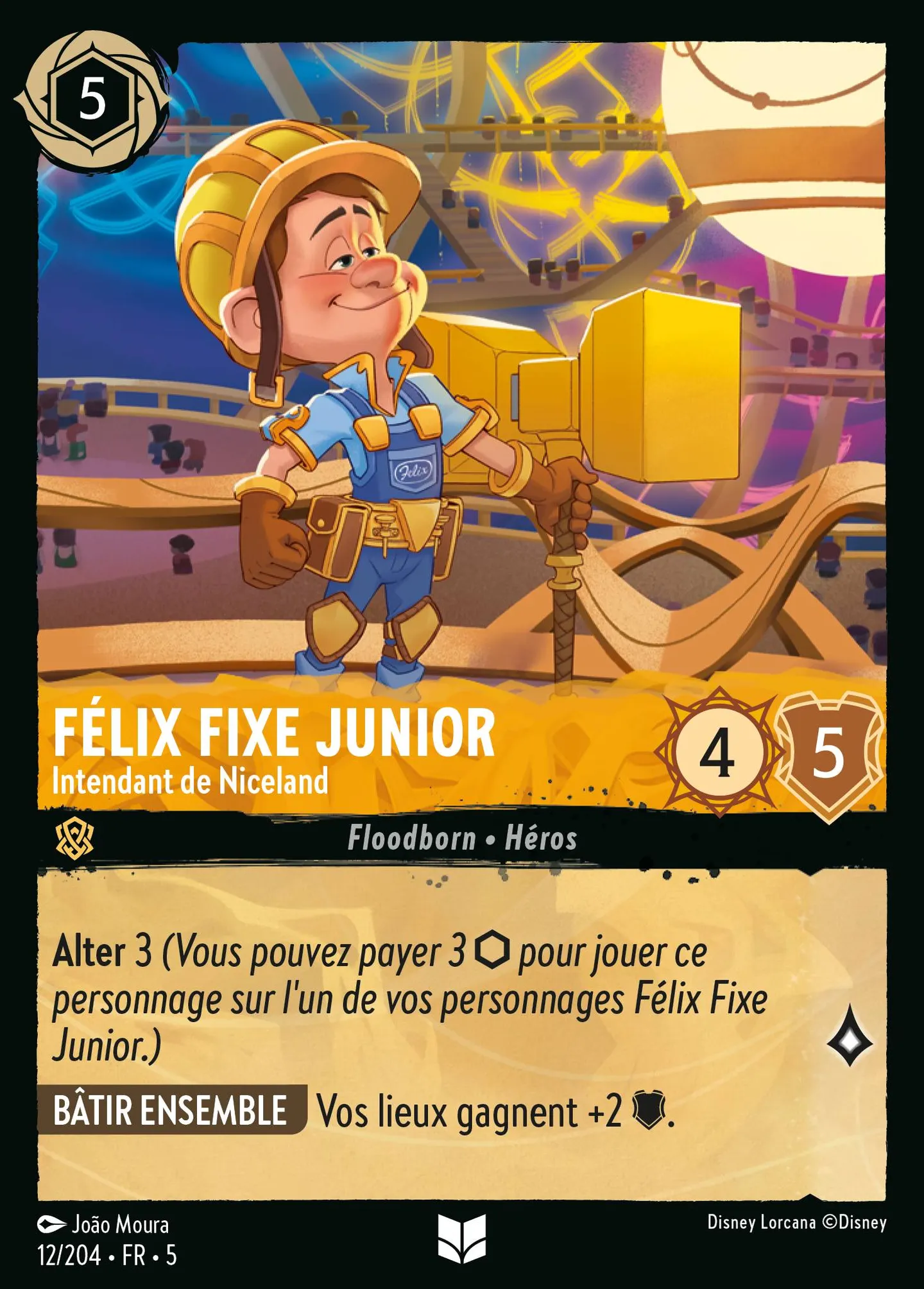 Félix Fixe Junior - Intendant de Niceland — Shimmering Skies — Lorcana