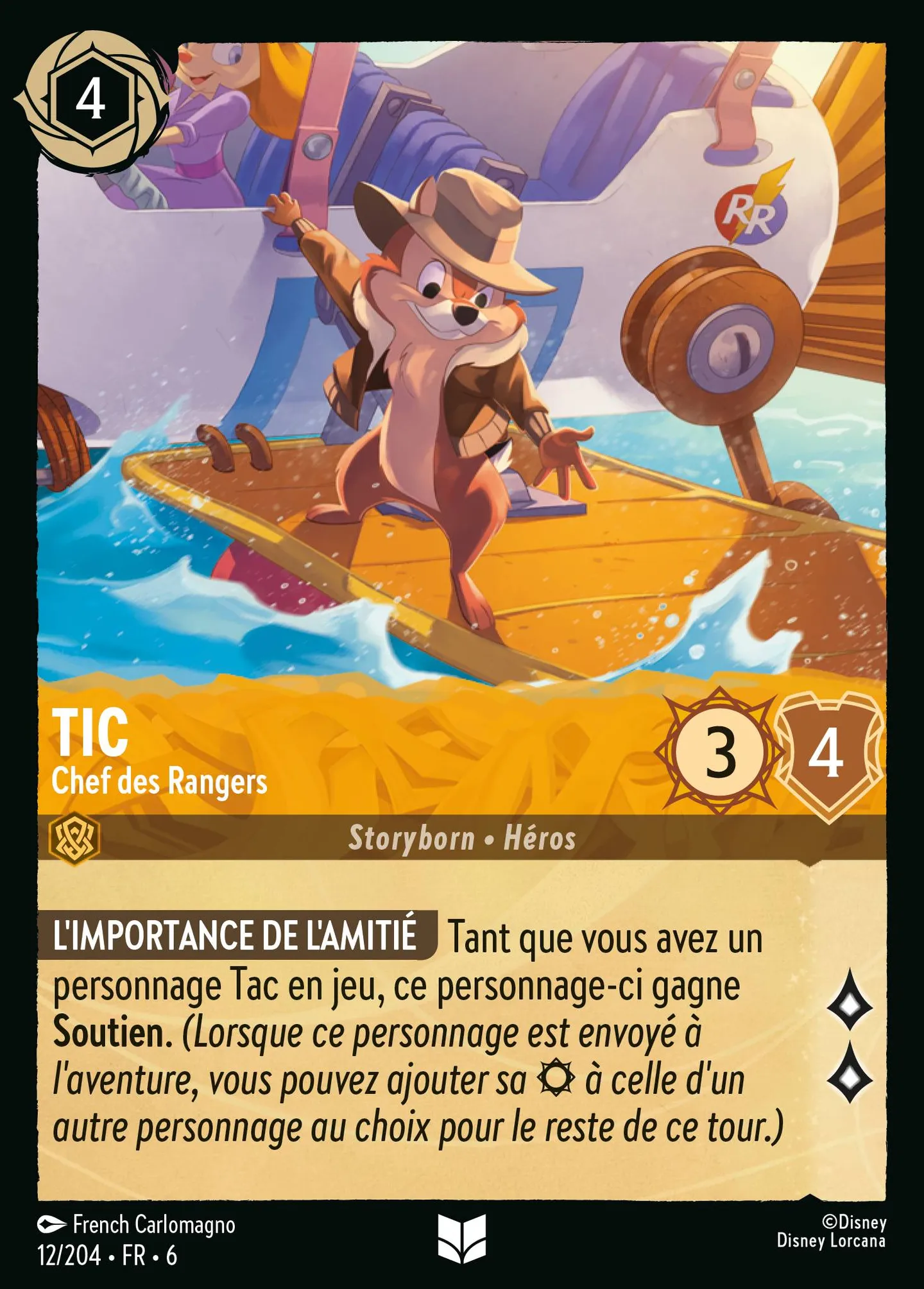 Tic - Chef des Rangers — Azurite Sea — Lorcana