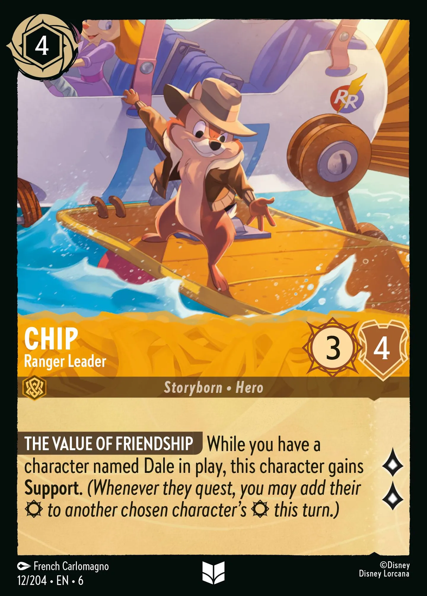 Tic - Chef des Rangers — Azurite Sea — Lorcana