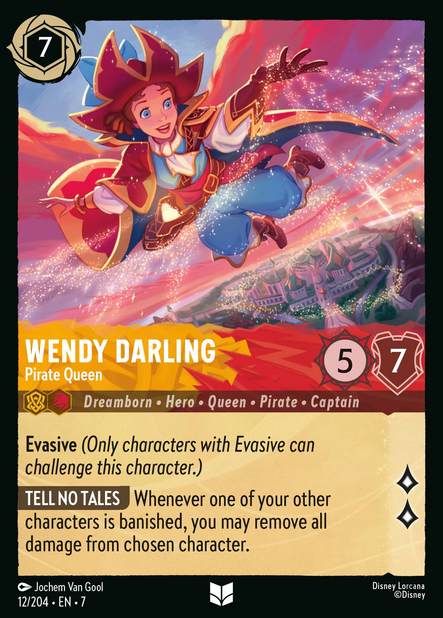 Wendy Darling - Pirate Queen — Archazia's Island — Lorcana