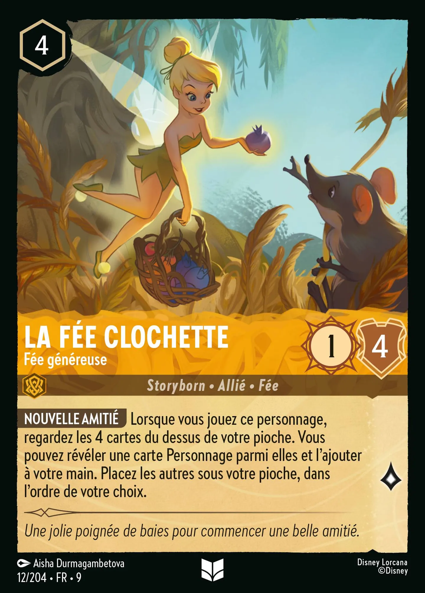 La Fée Clochette - Fée généreuse — Fabled — Lorcana