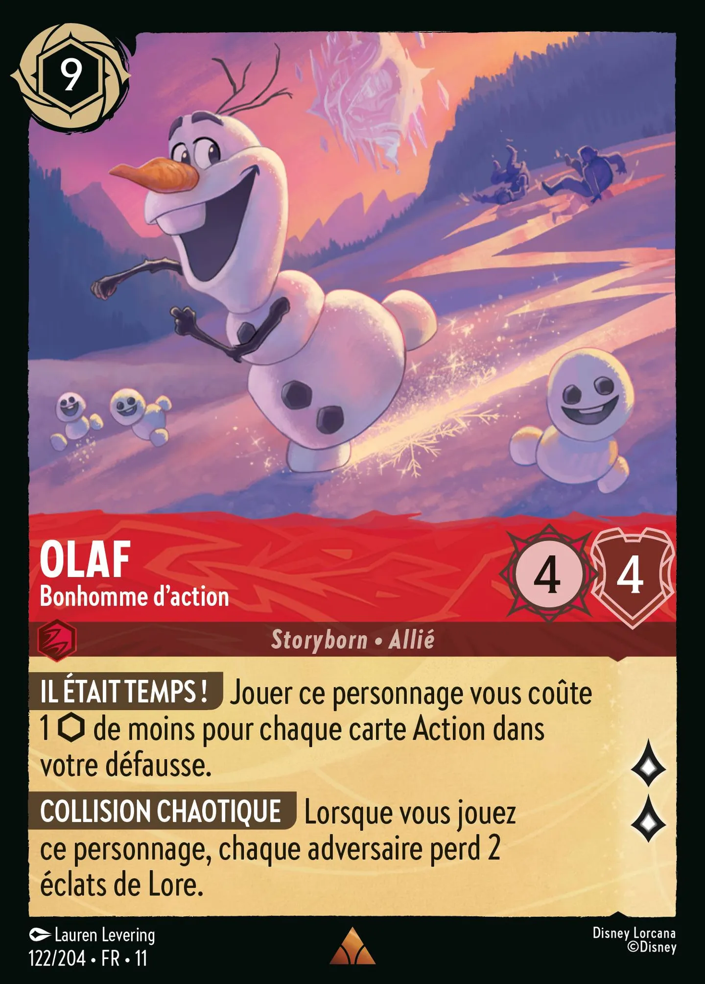 Olaf - Bonhomme d'action — Winterspell — Lorcana
