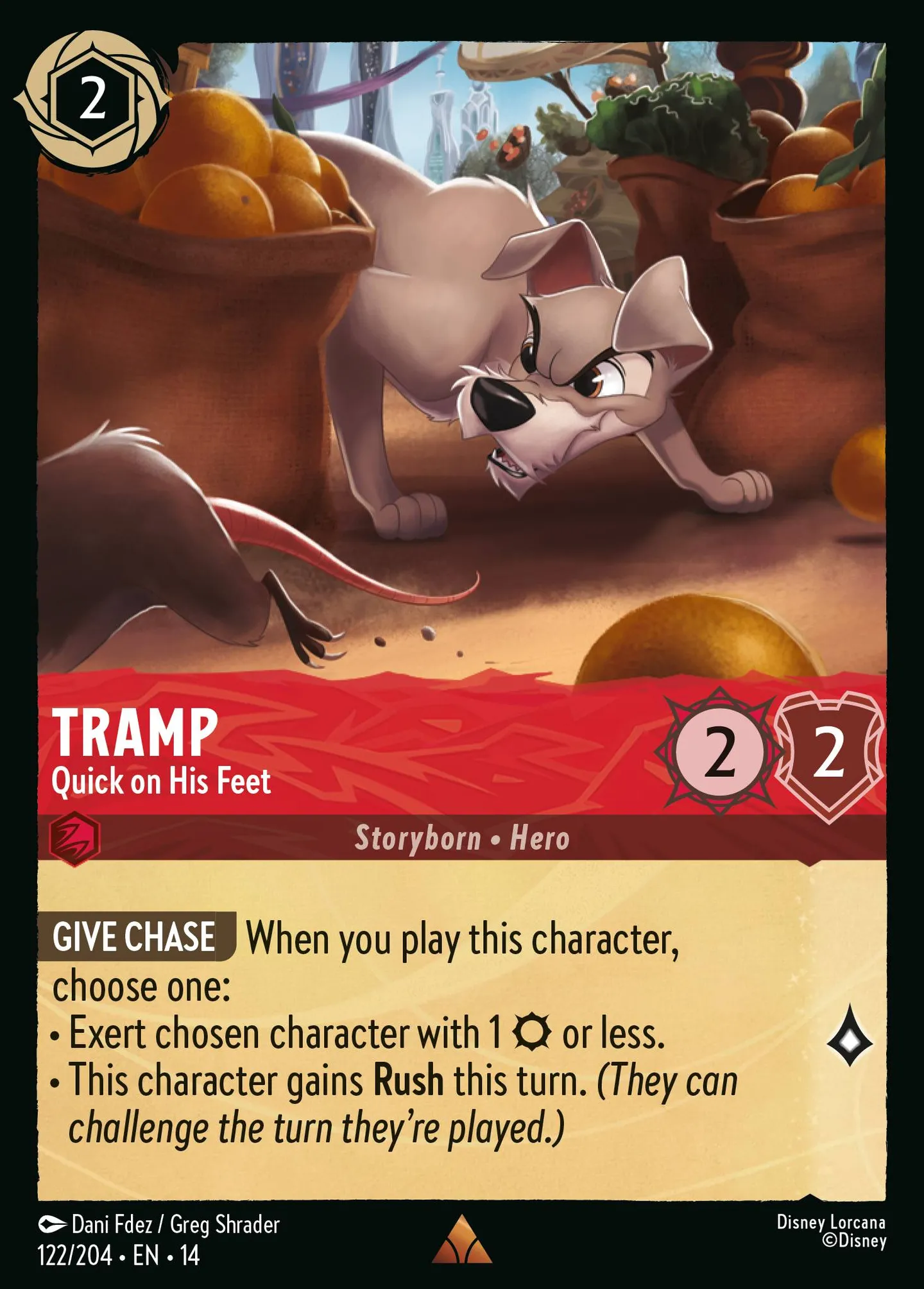 Tramp - Quick on His Feet — Hyperia City — Lorcana