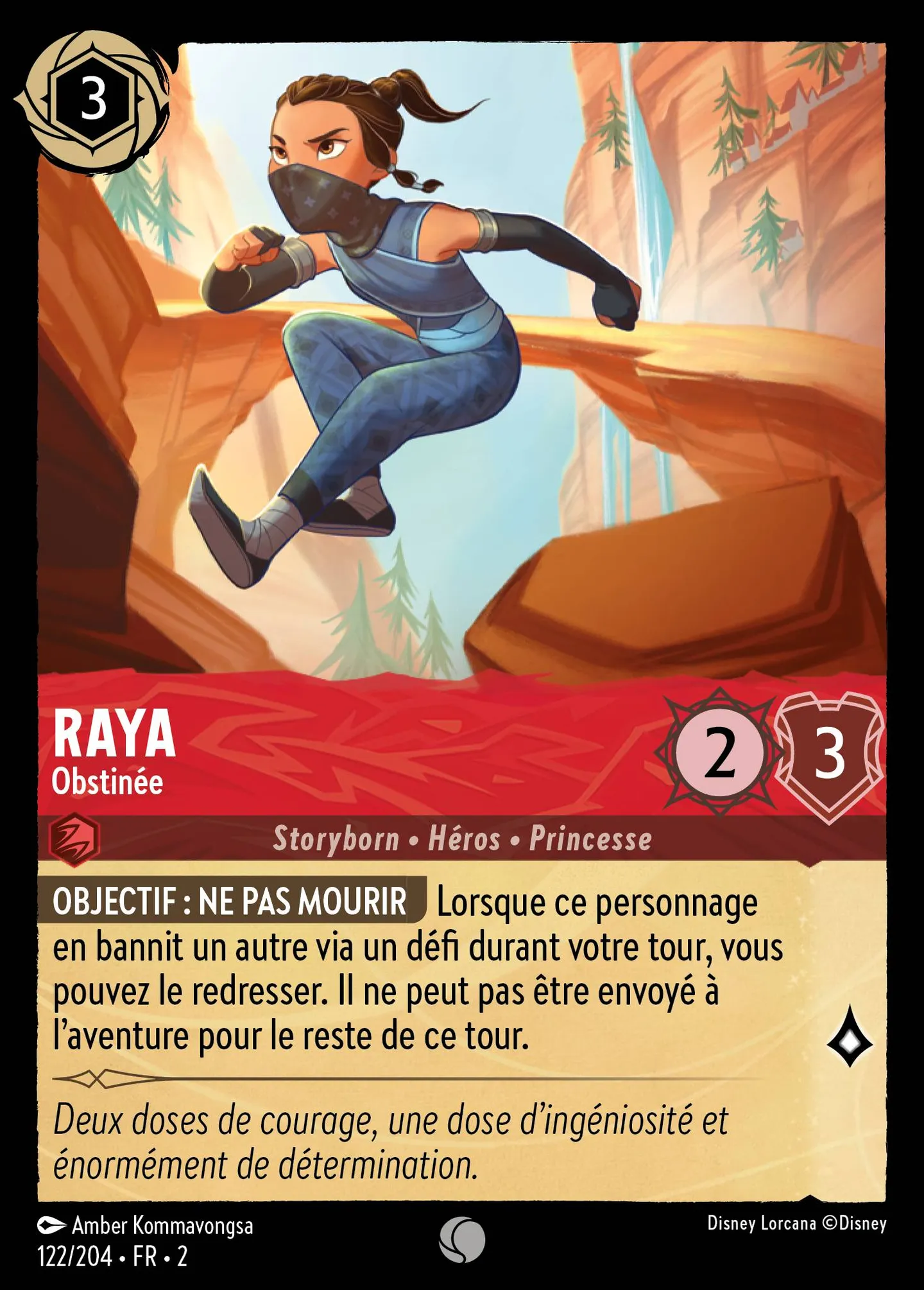 Raya - Obstinée — Rise of the Floodborn — Lorcana