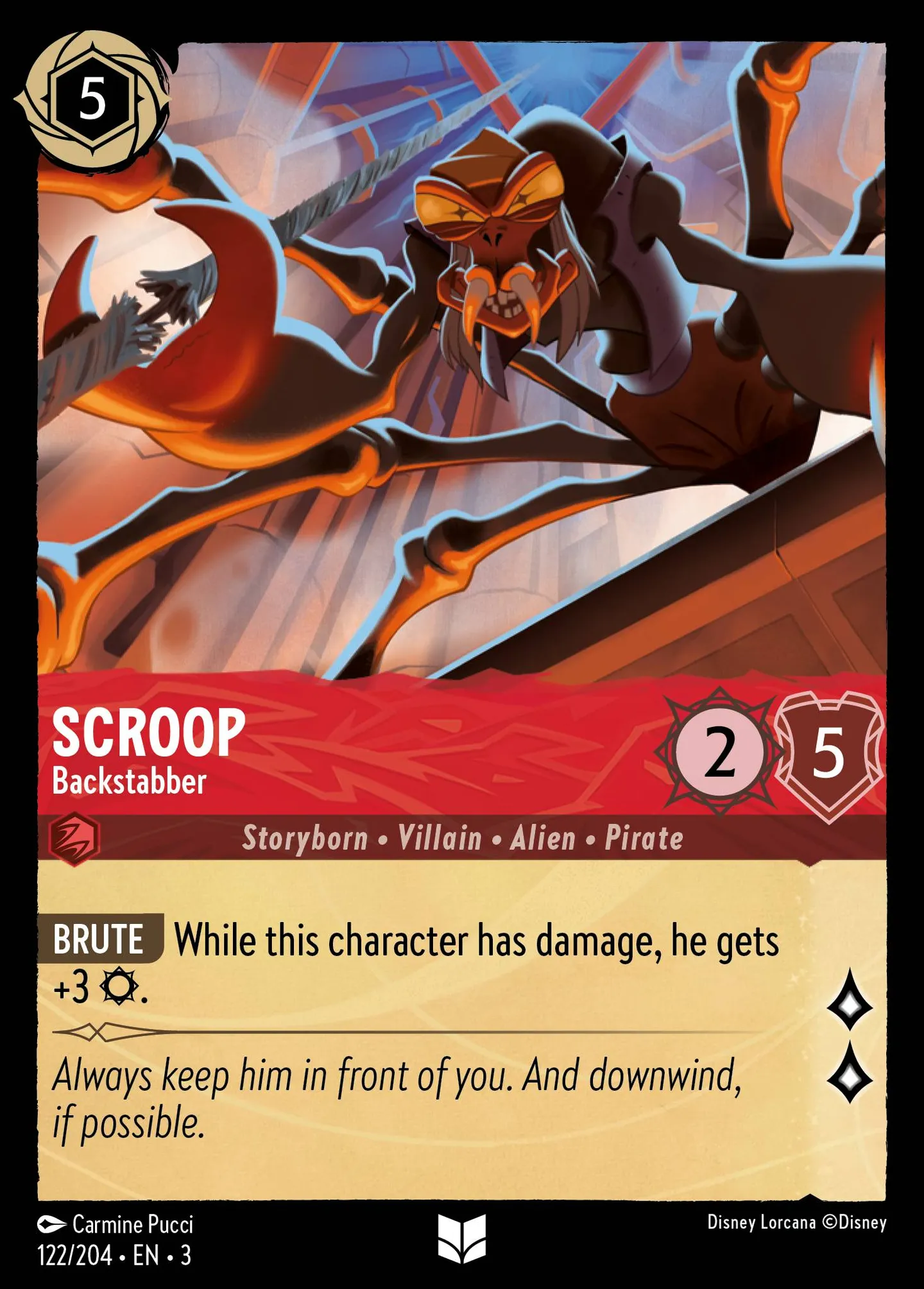 Scroop - Backstabber — Into the Inklands — Lorcana