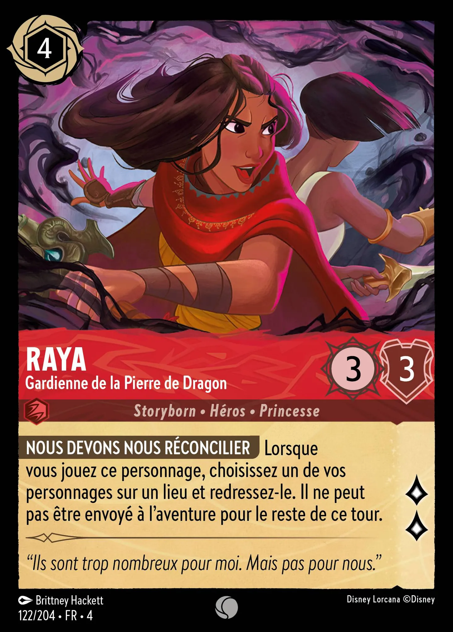 Raya - Gardienne de la Pierre de Dragon — Ursula's Return — Lorcana