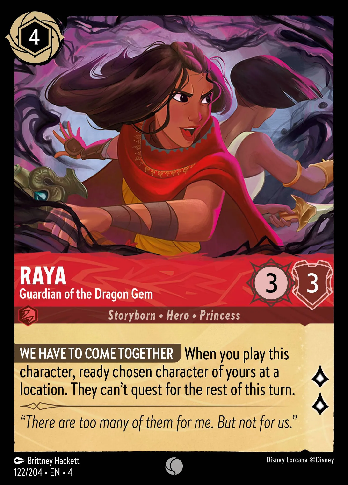 Raya - Guardian of the Dragon Gem — Ursula's Return — Lorcana