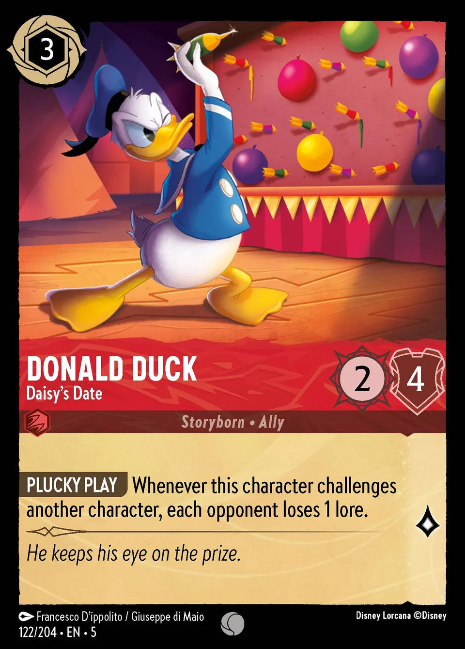 Donald Duck - Daisy's Date from Shimmering Skies - Lorcana